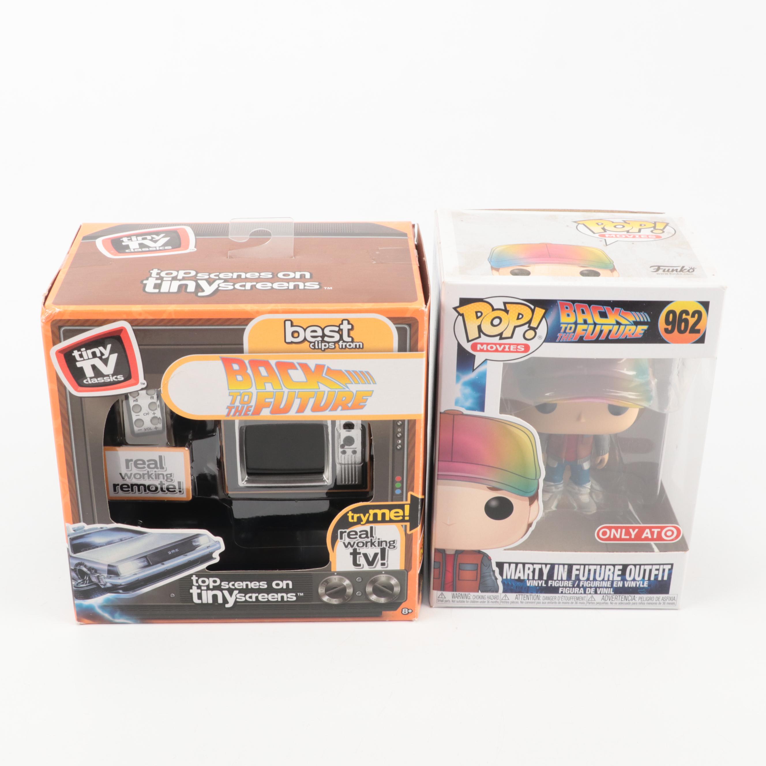 Back to the Future Time Machine Toy Cars with Figurine, Mug and More