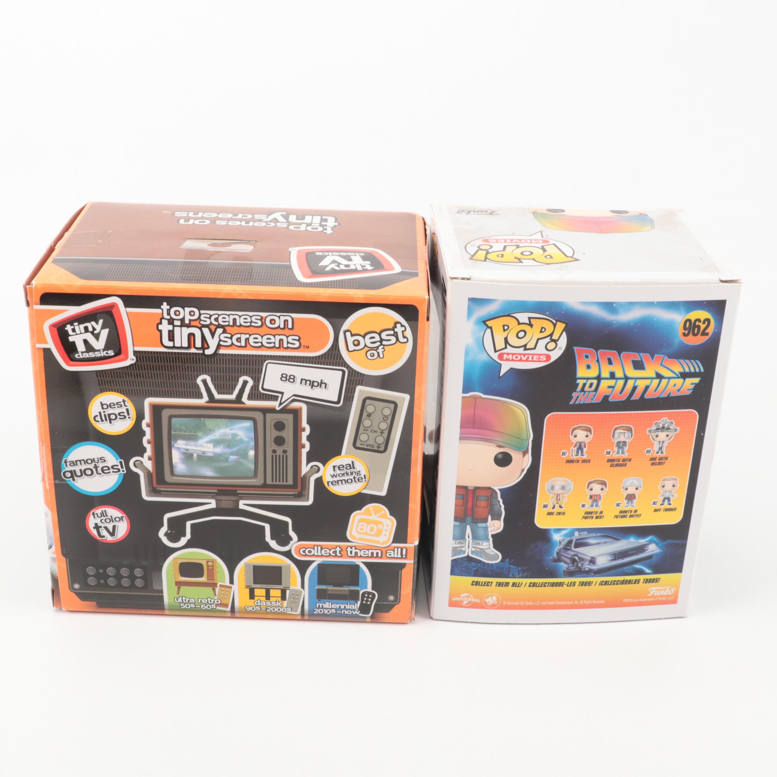 Back to the Future Time Machine Toy Cars with Figurine, Mug and More