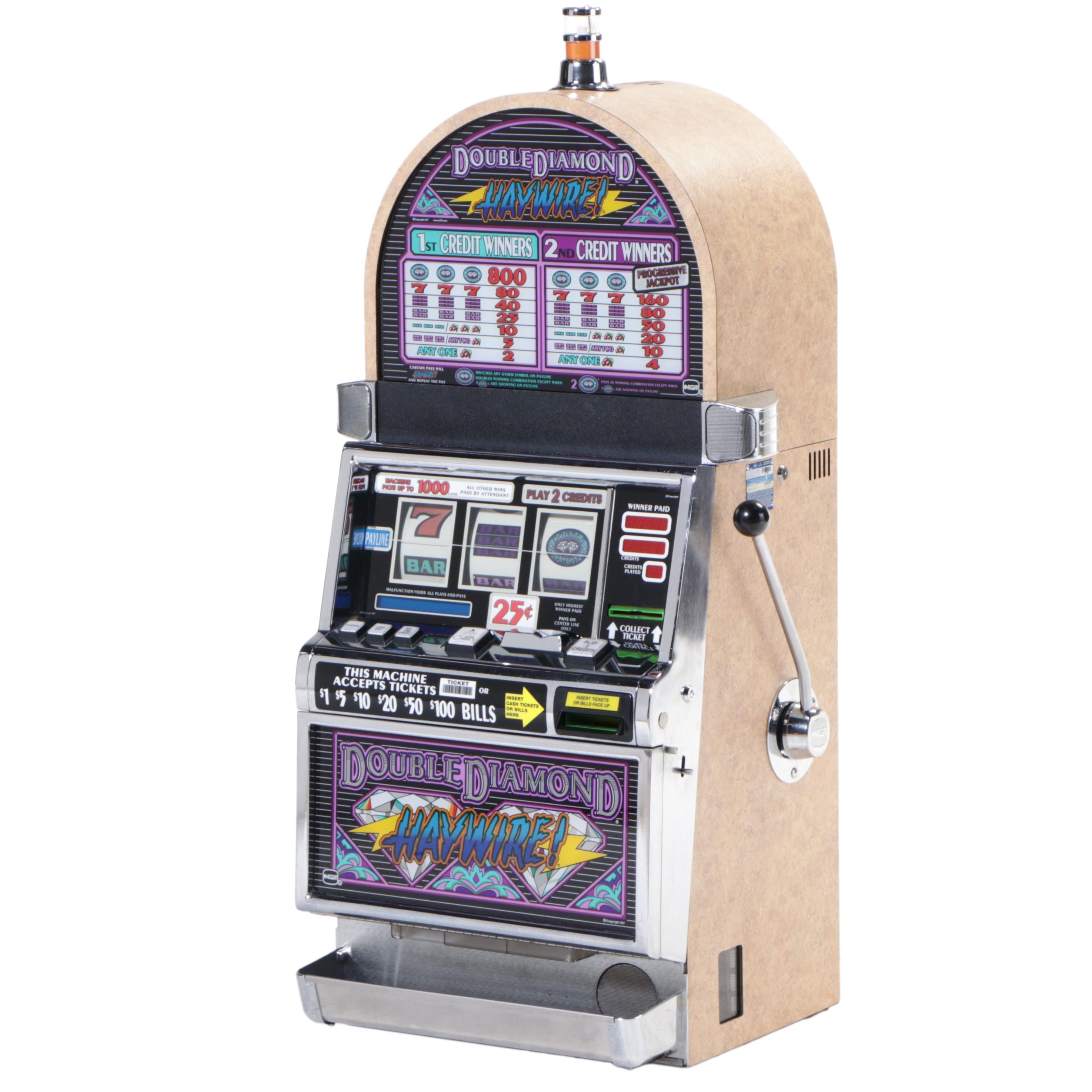 IGT Double Diamond Haywire Slot Machine, 2002