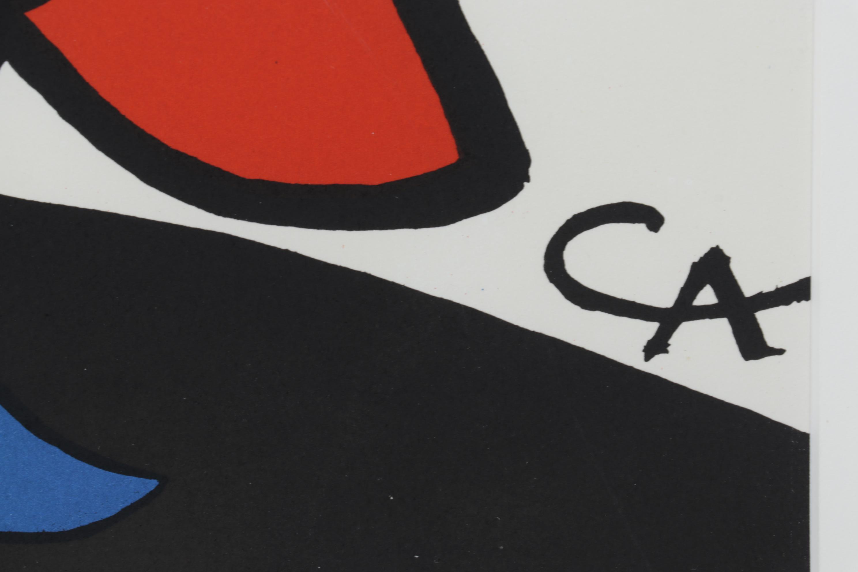 Alexander Calder Double-Page Color Lithograph for "Derrière le Miroir," 1966