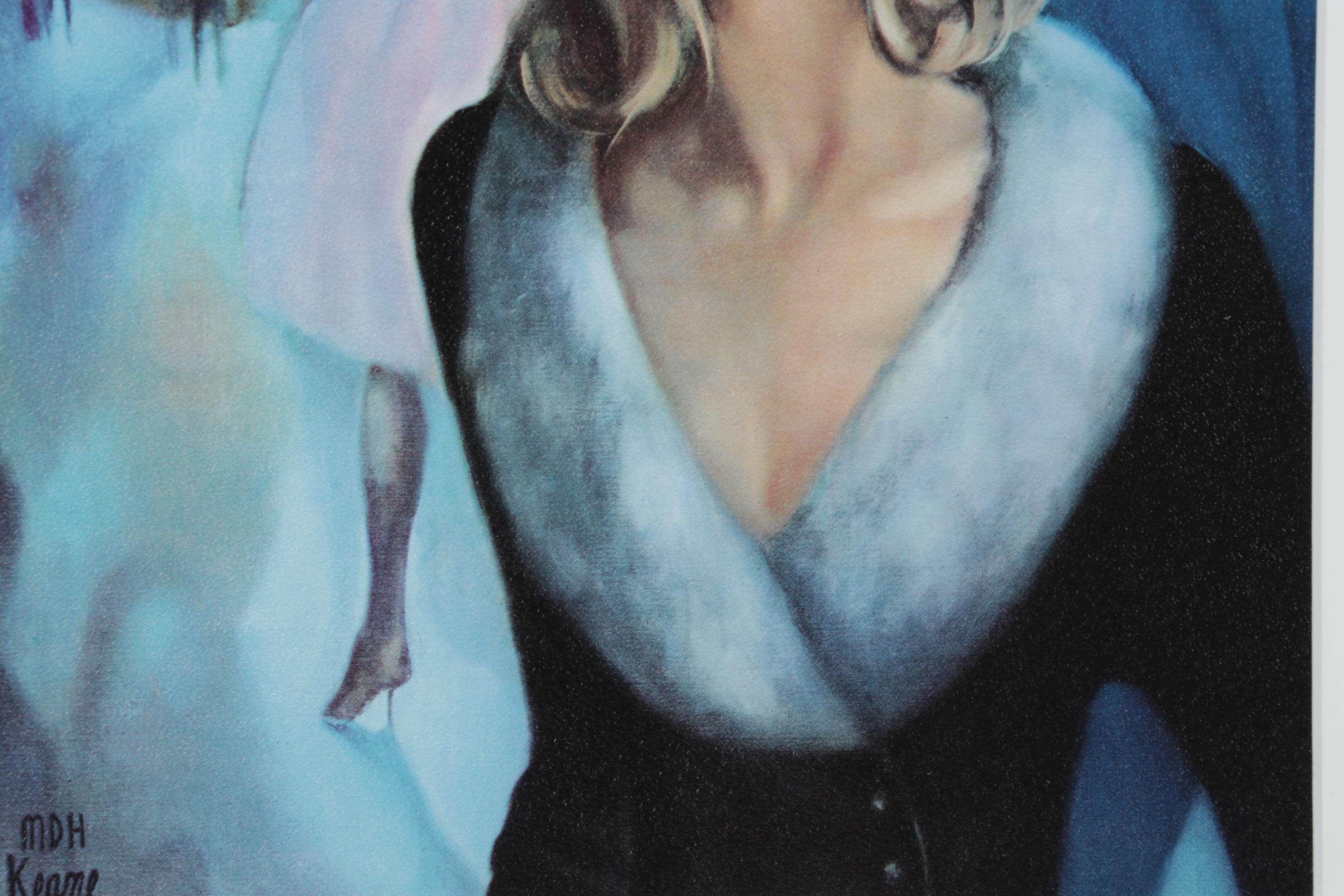 Margaret D. H. Keane Offset Lithograph "Escape," 1964