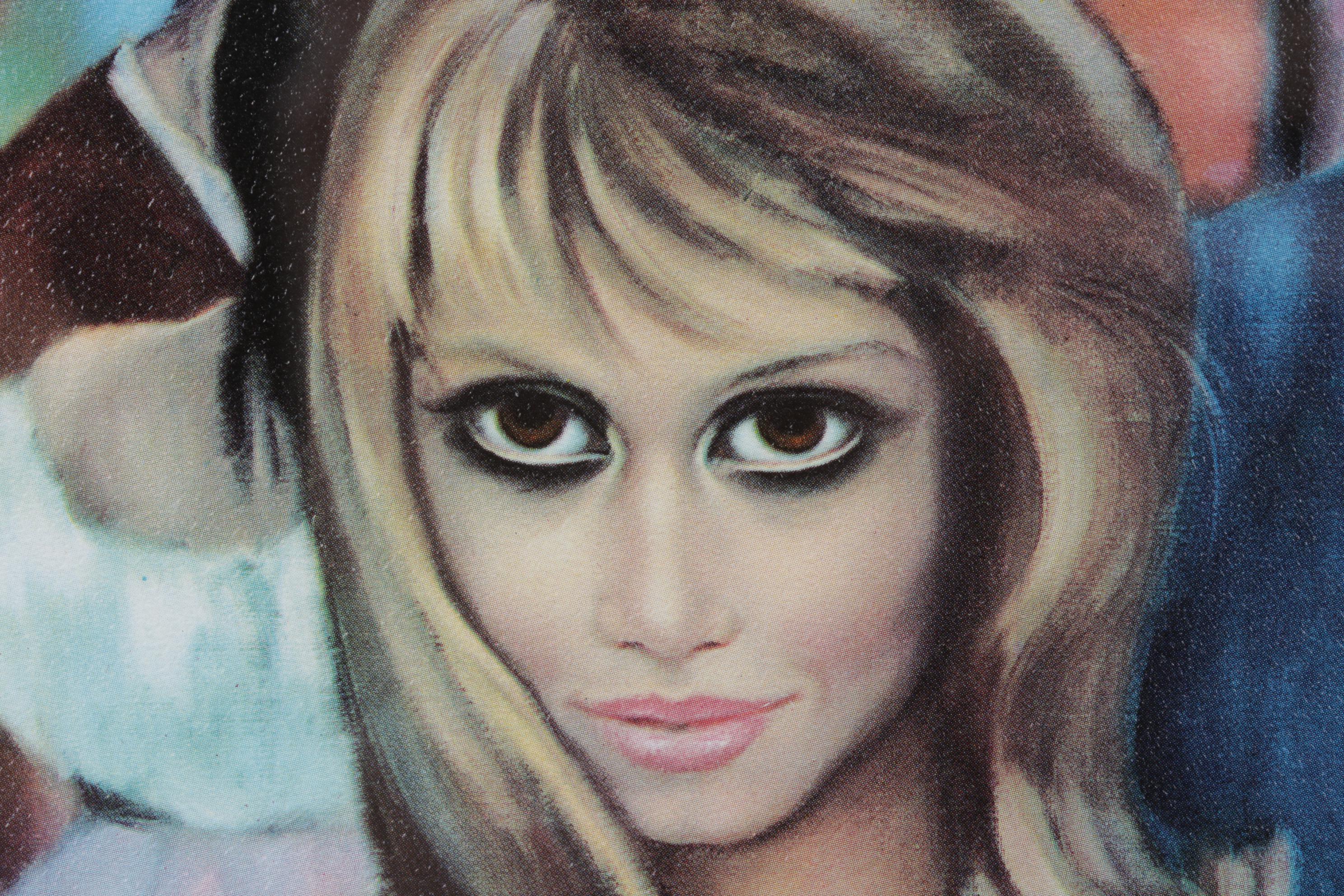 Margaret D. H. Keane Offset Lithograph "Escape," 1964