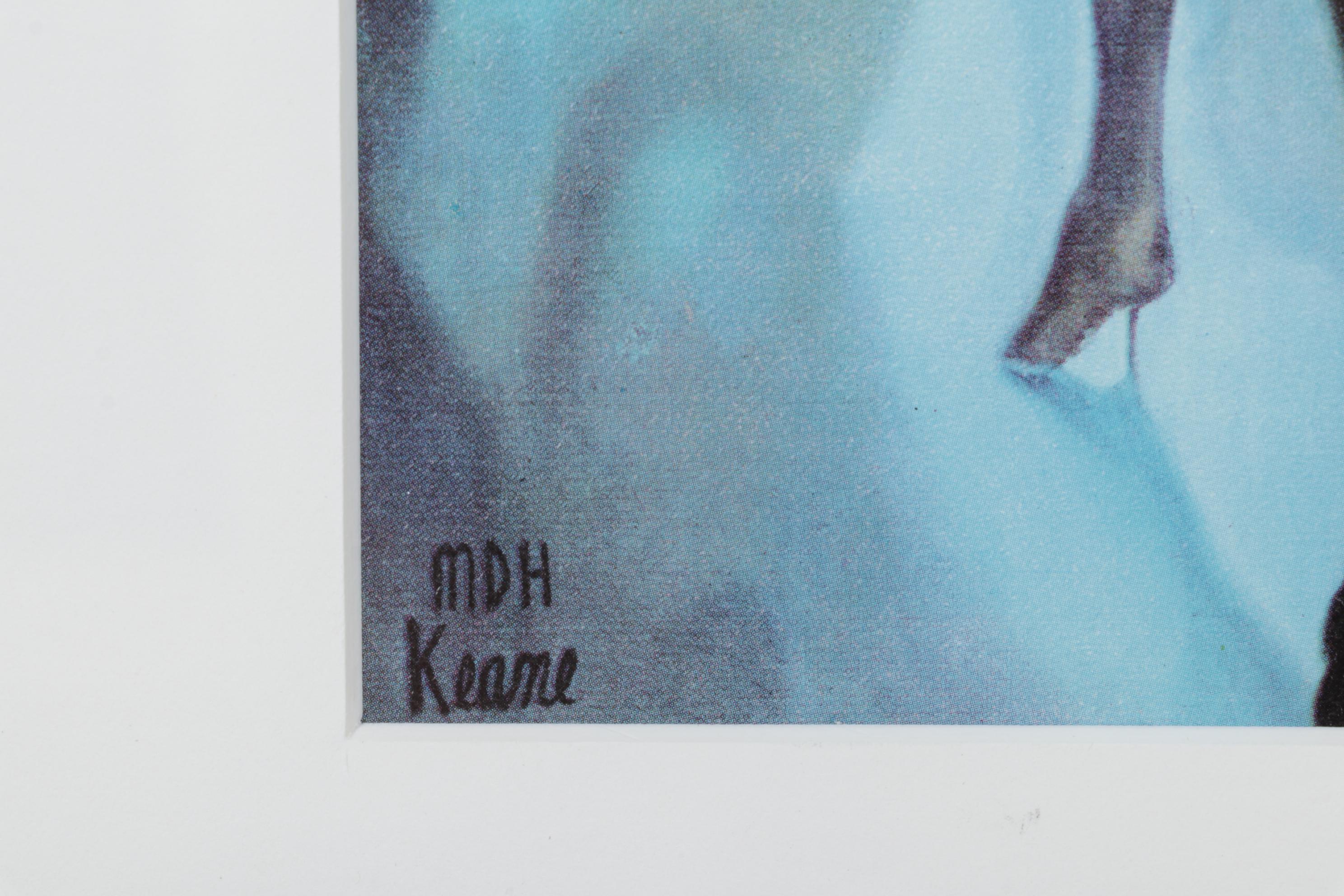 Margaret D. H. Keane Offset Lithograph "Escape," 1964