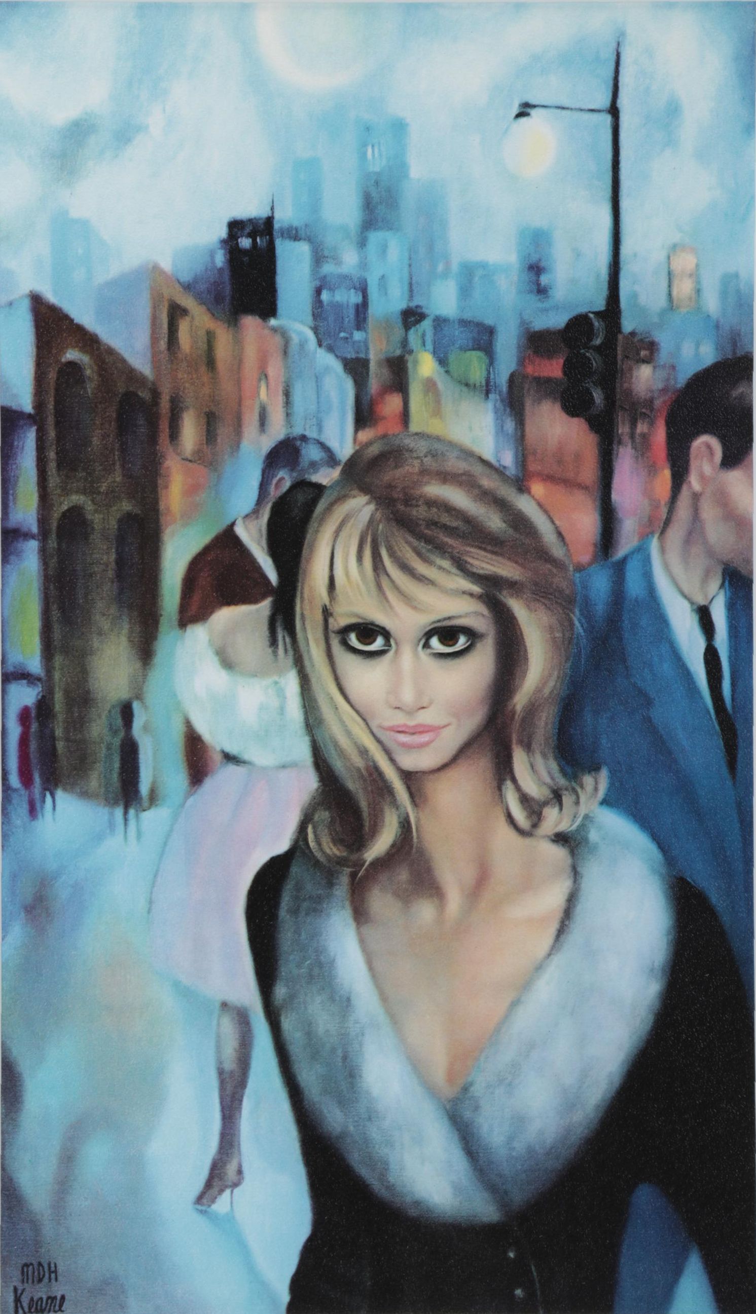 Margaret D. H. Keane Offset Lithograph "Escape," 1964