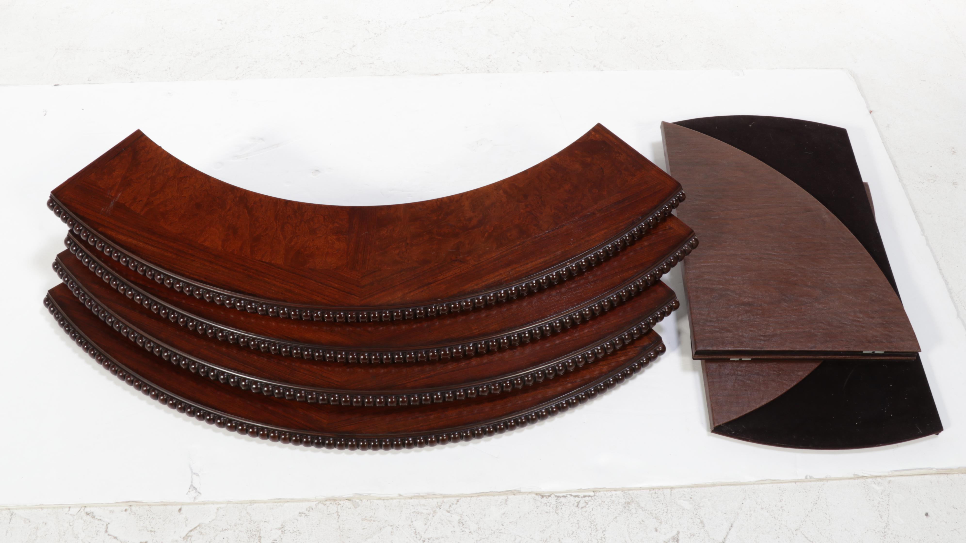 Universal Furniture "Villa Cortina" Hardwood Extending Pedestal Dining Table