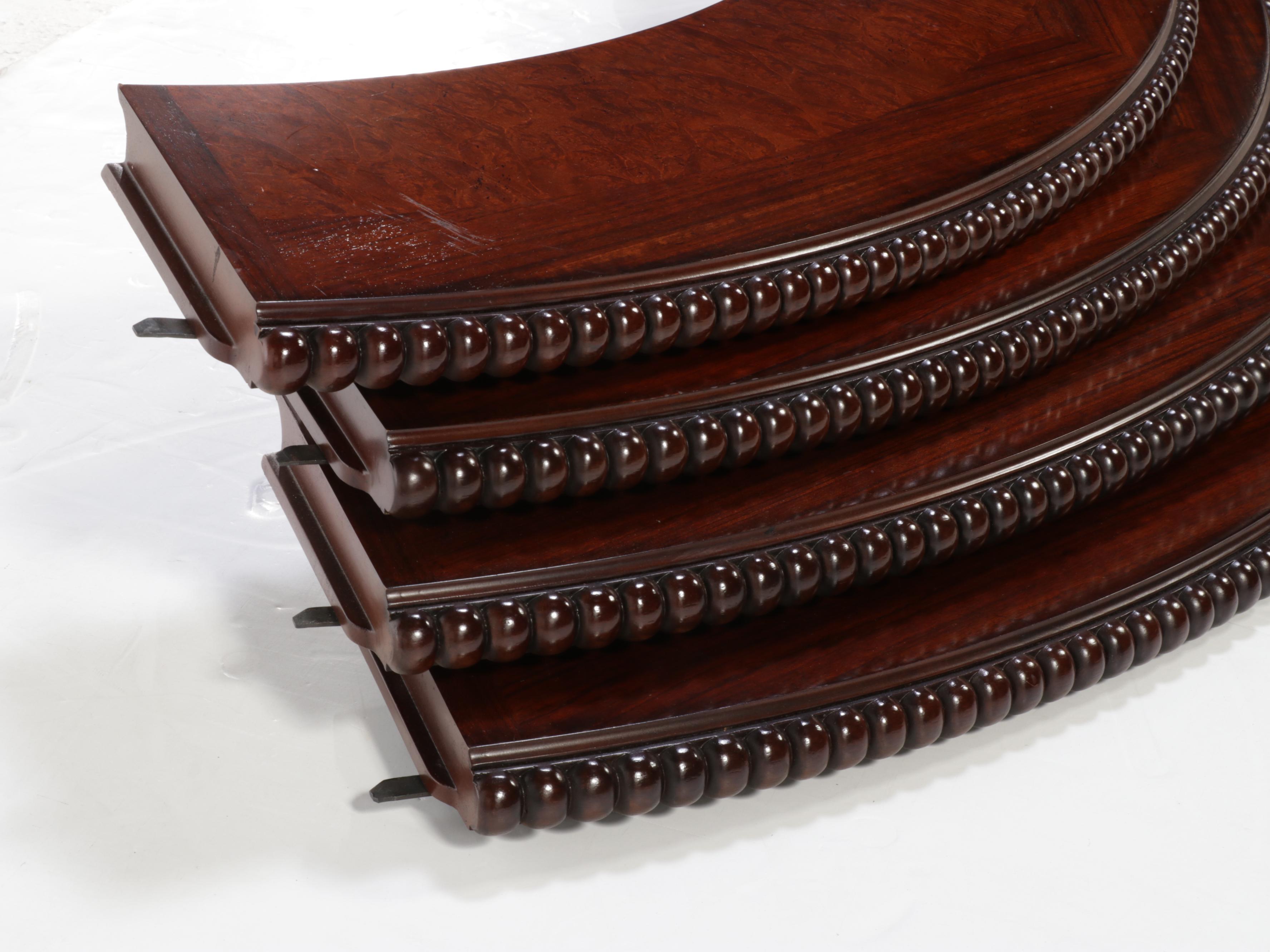 Universal Furniture "Villa Cortina" Hardwood Extending Pedestal Dining Table