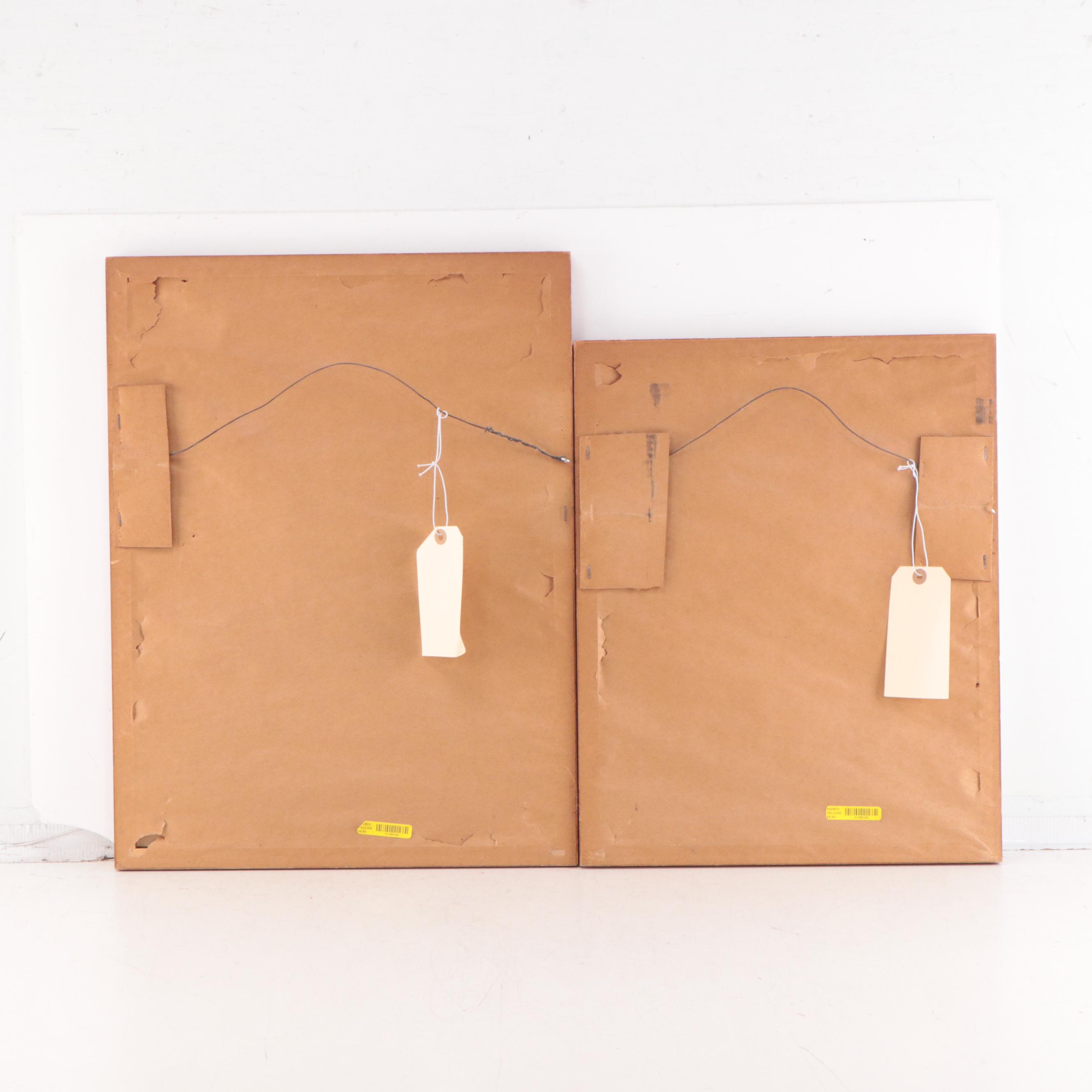 German Street Scene Etchings, Early to Mid-20th Century