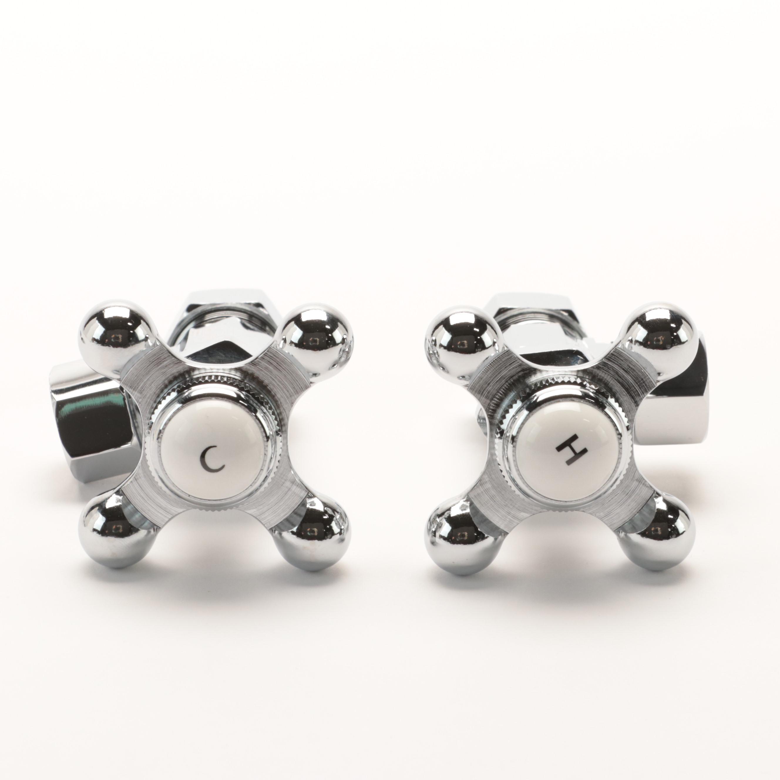 Bathroom Trim Kit with Extra Long P-Trap for 1/2" Copper Pipe in Chrome Finish