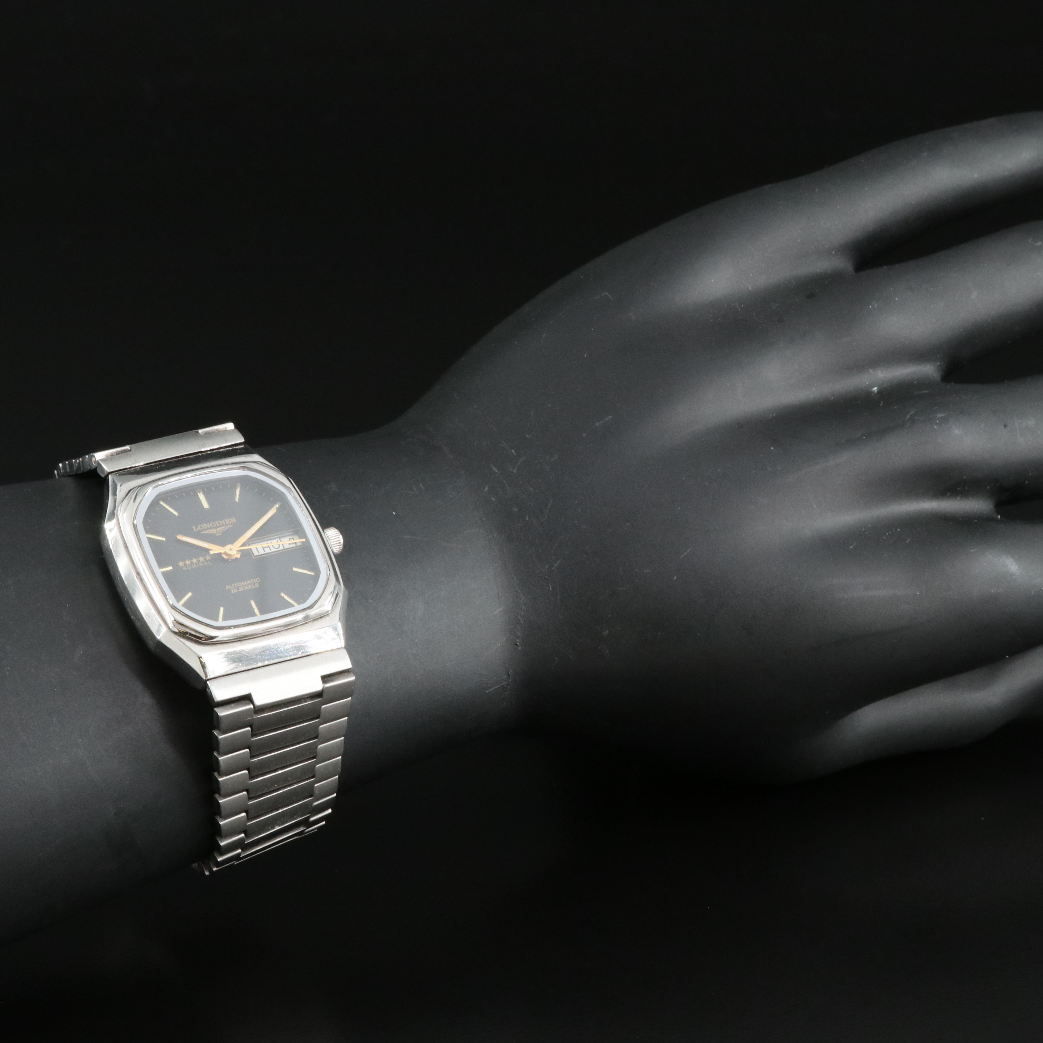 Longines Admiral Five Star Day-Date Automatic Watch