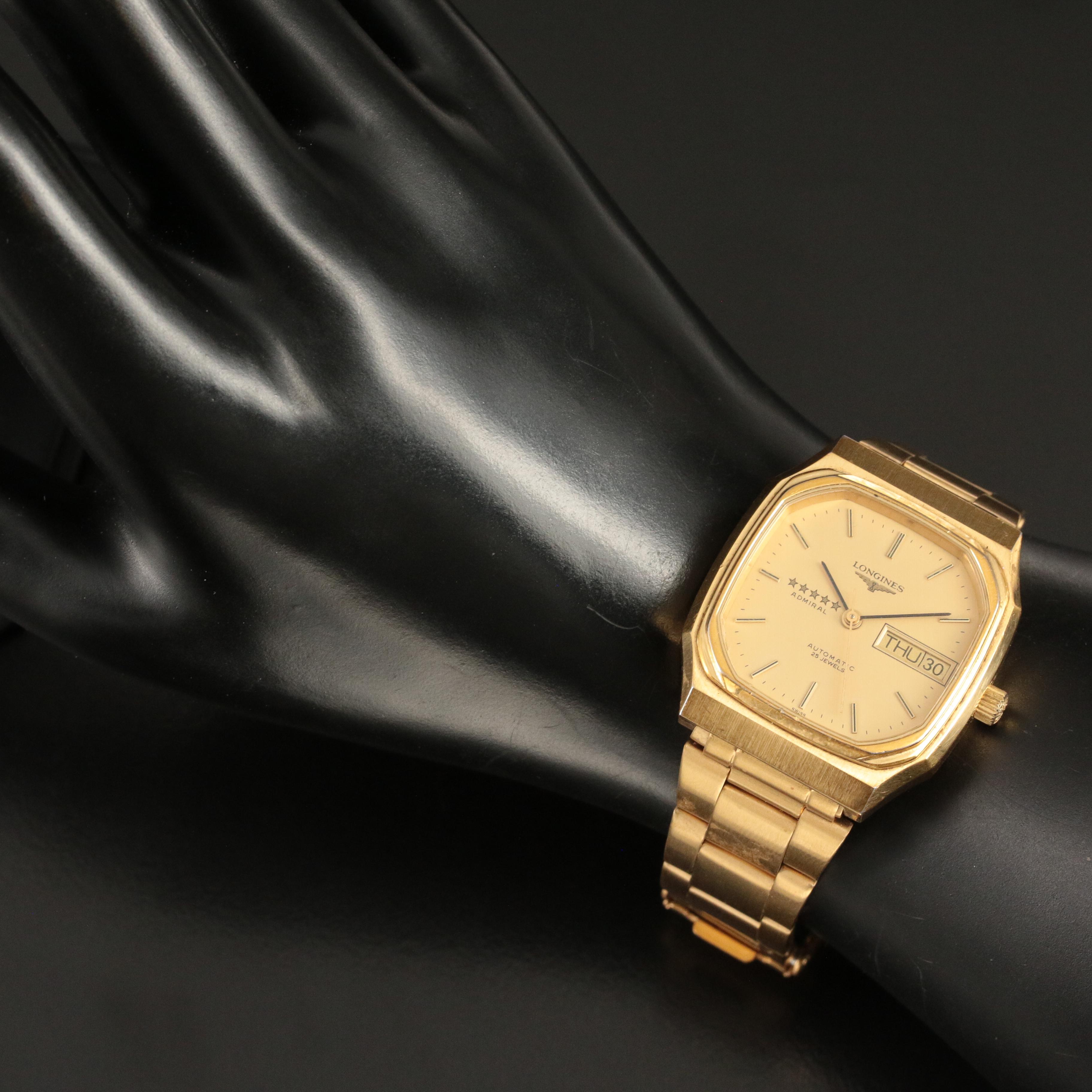 Longines Five Star Admiral Day-Date Automatic Watch