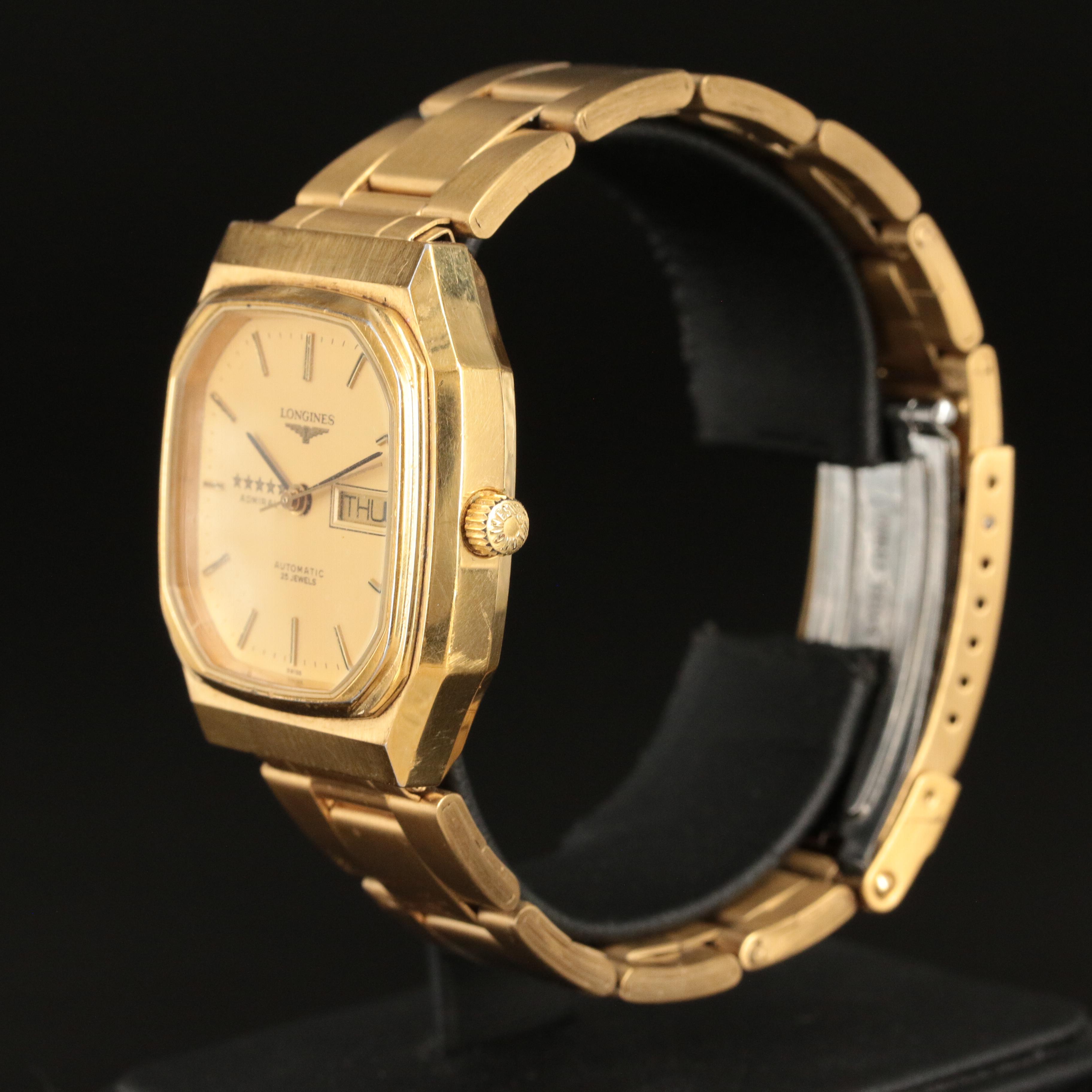 Longines Five Star Admiral Day-Date Automatic Watch