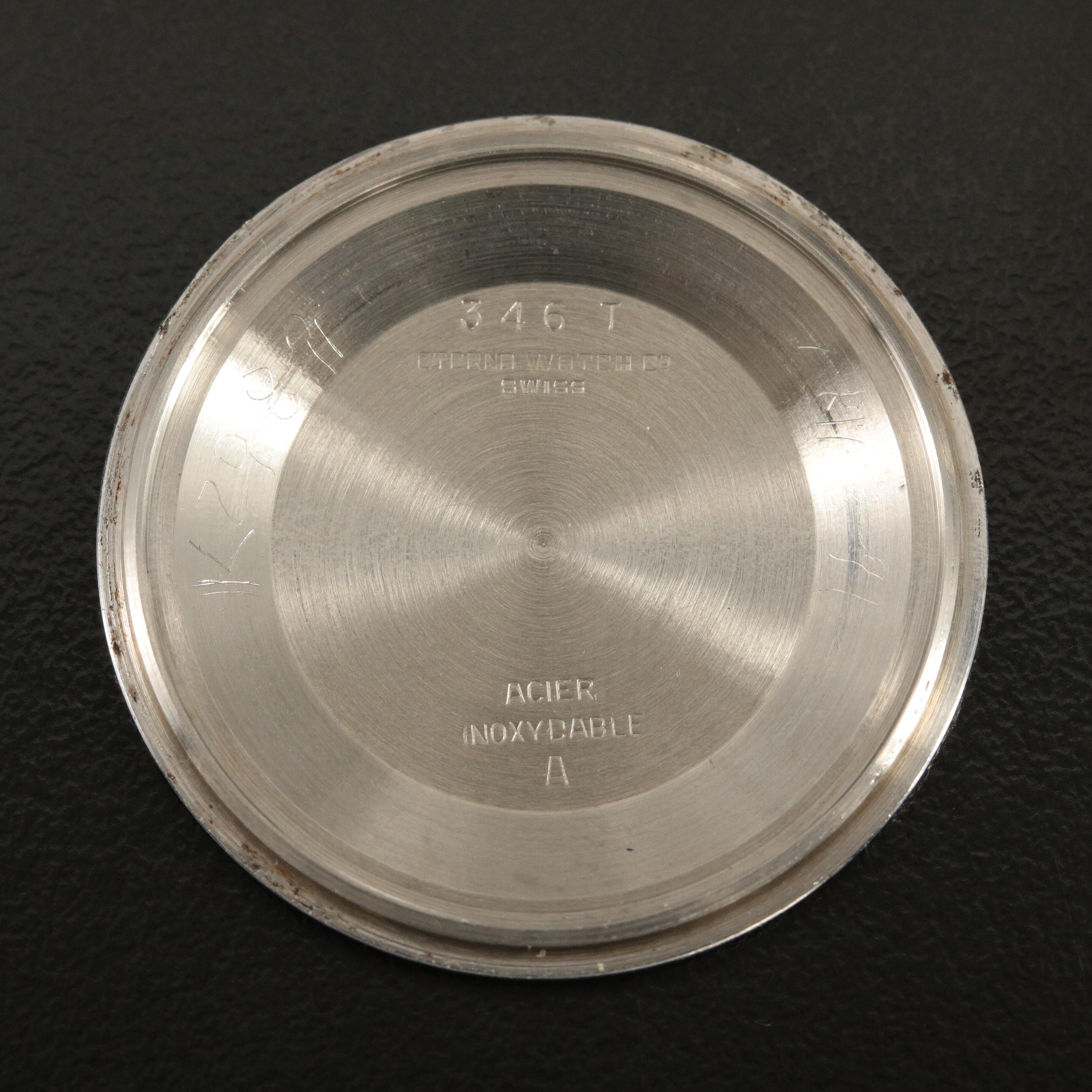 Vintage Eterna-Matic 3000 Gold-Capped Stainless Steel Watch