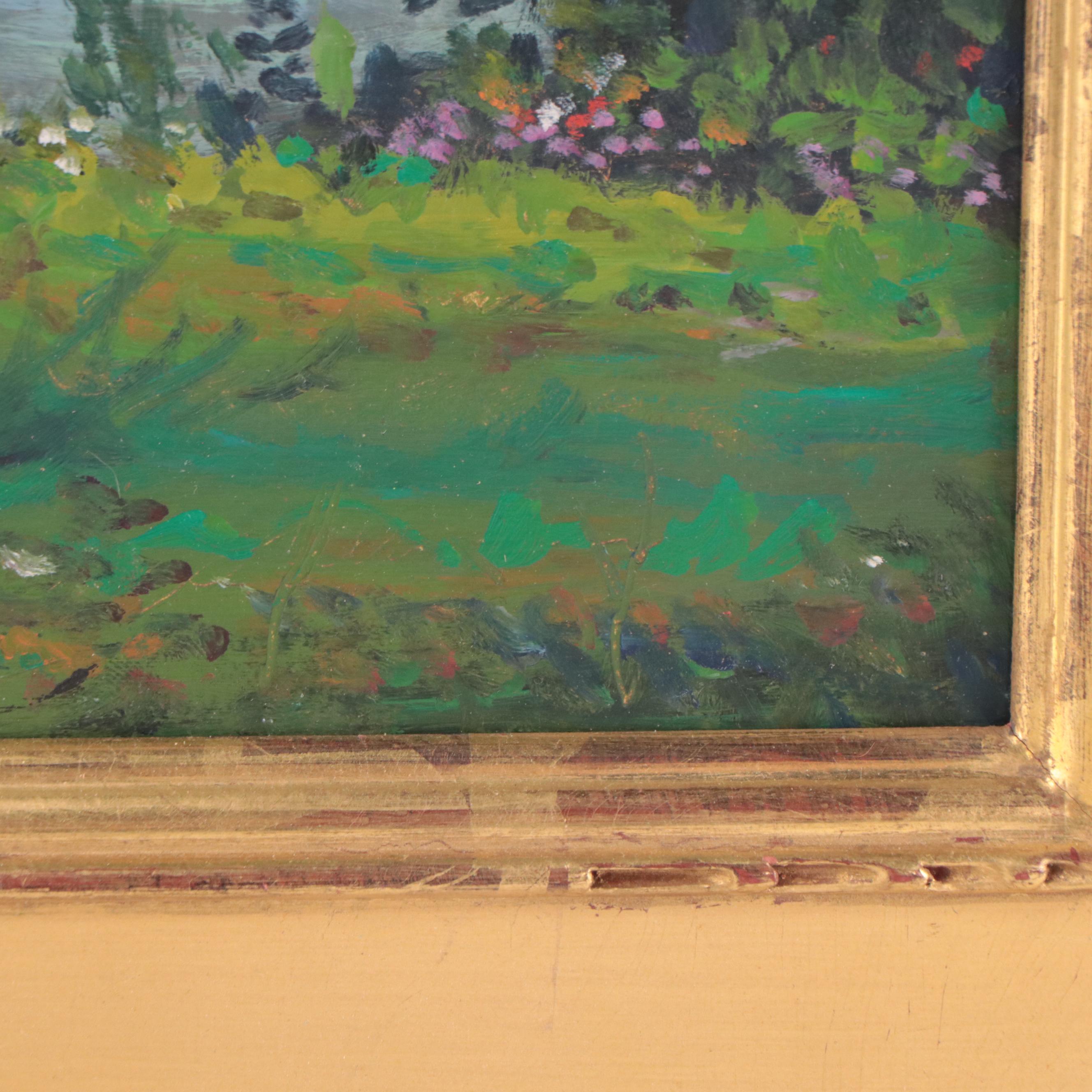 William J. Greenwood Oil Painting "Flat Rock", 1985