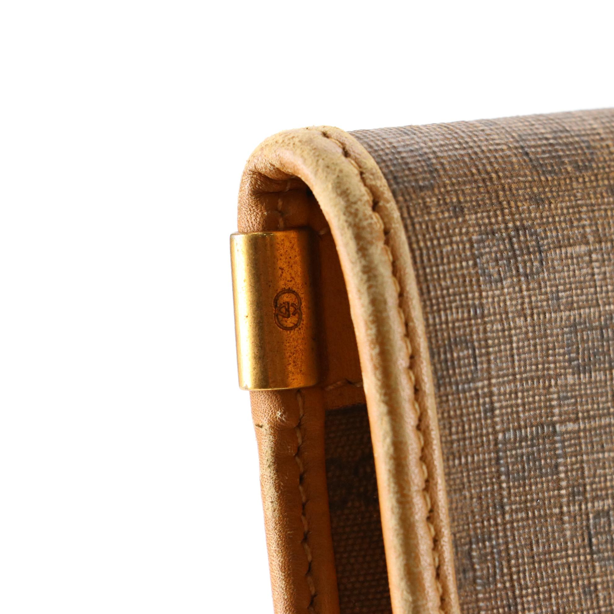 Gucci Zip-Around Wallet in Quilted Coated Canvas annd Leather