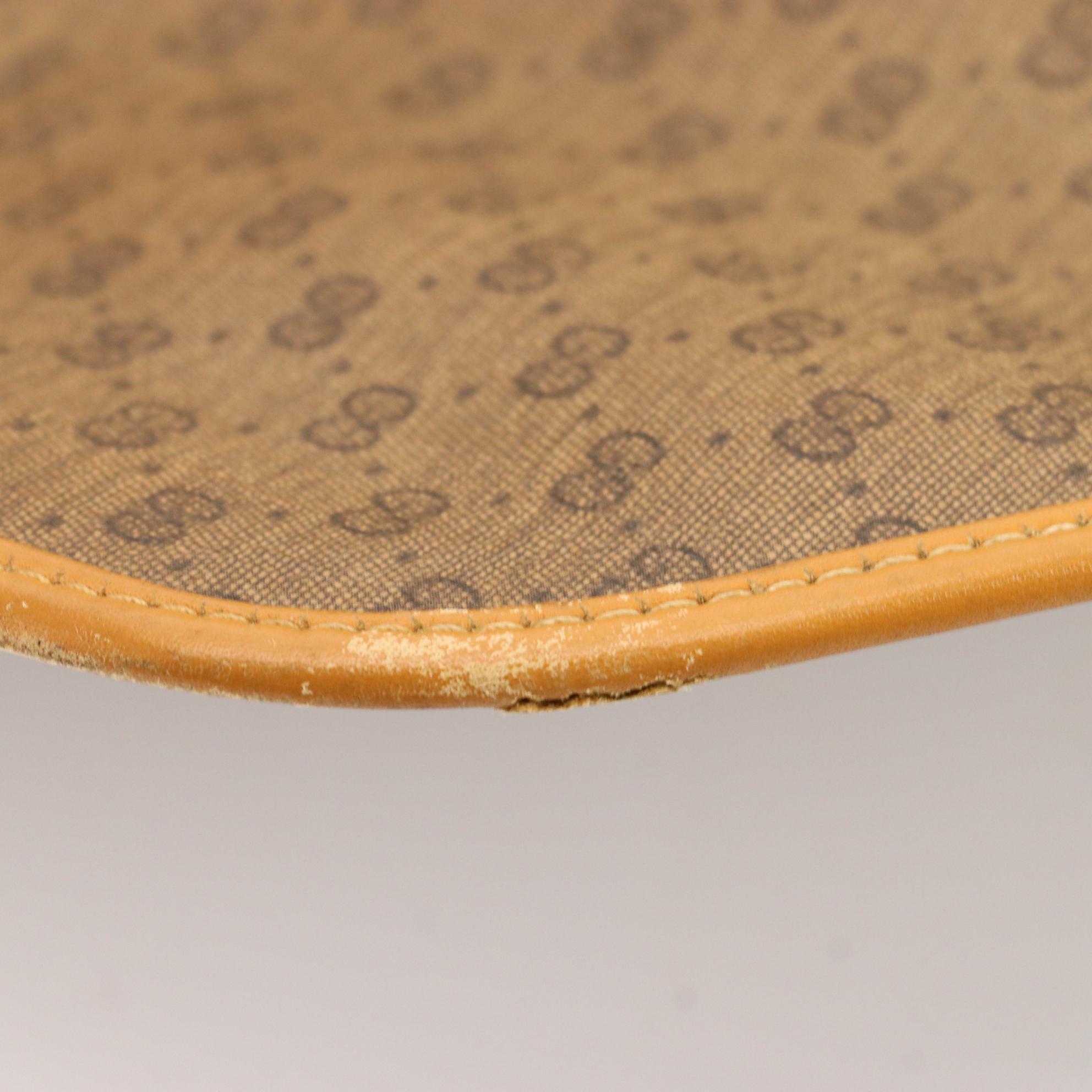 Gucci Zip-Around Wallet in Quilted Coated Canvas annd Leather