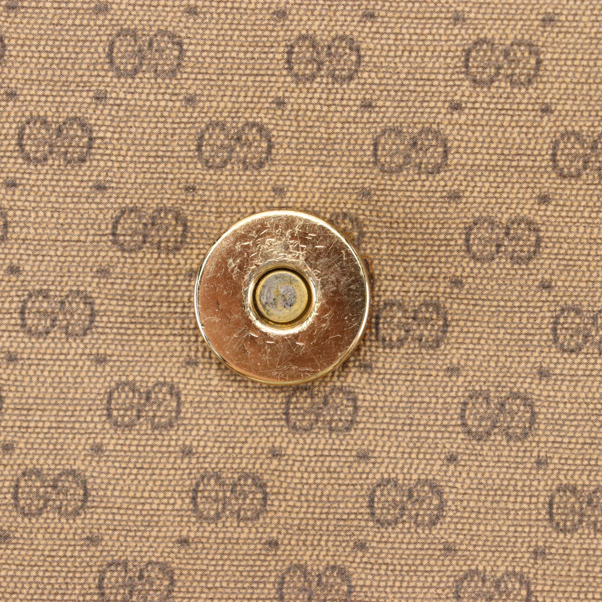 Gucci Zip-Around Wallet in Quilted Coated Canvas annd Leather