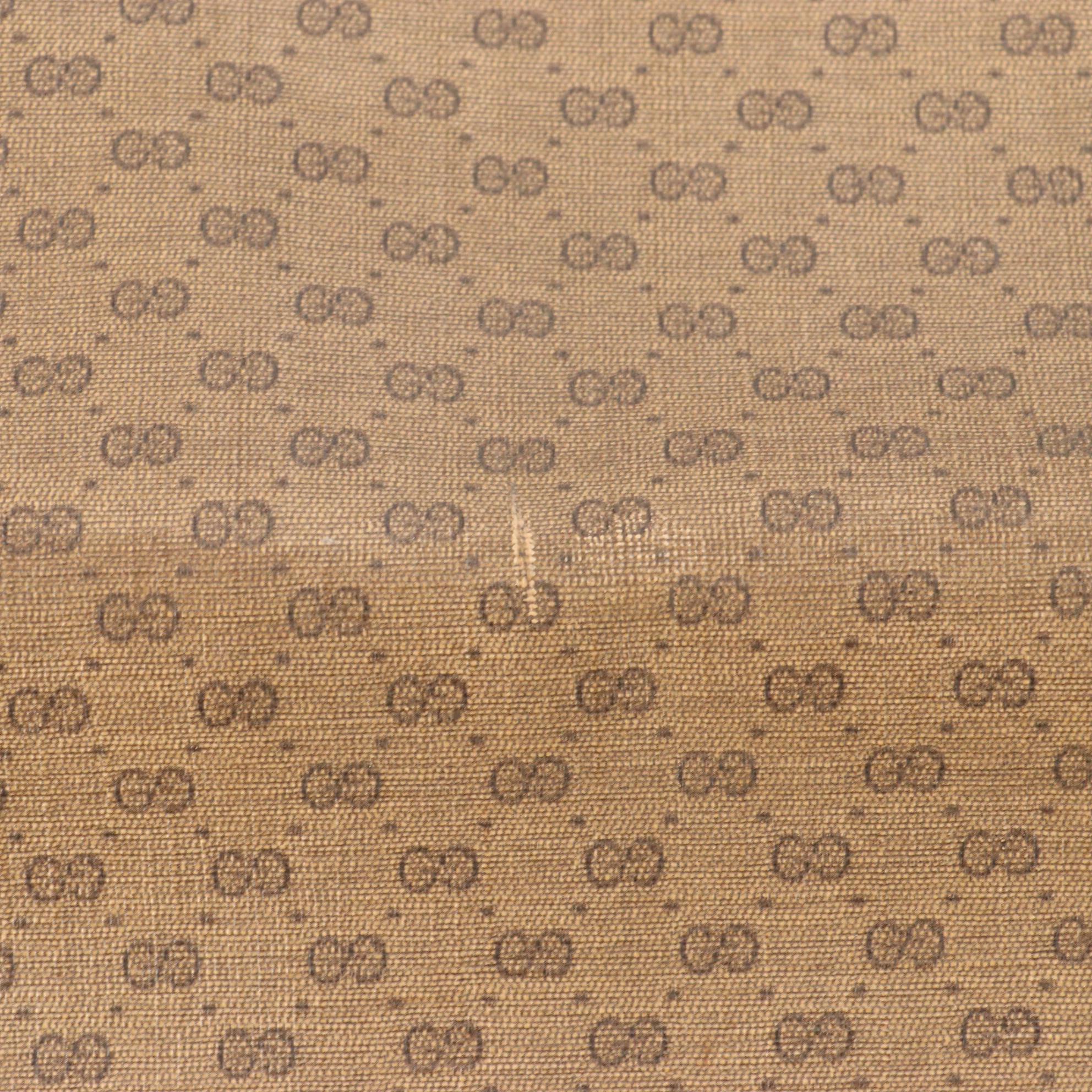 Gucci Zip-Around Wallet in Quilted Coated Canvas annd Leather