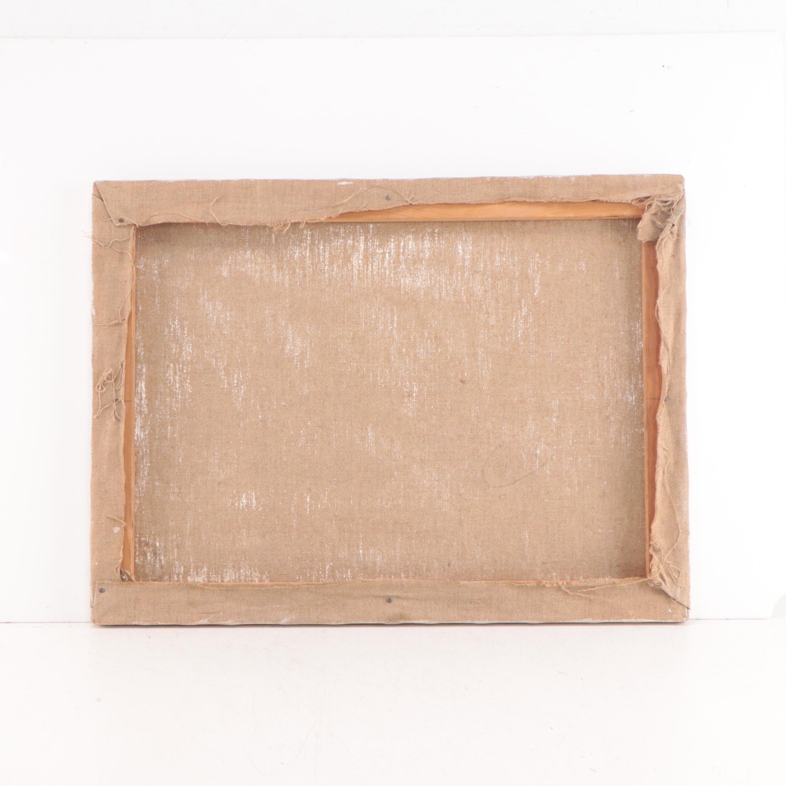 William J. Greenwood Oil Painting of New England Coastal Landscape