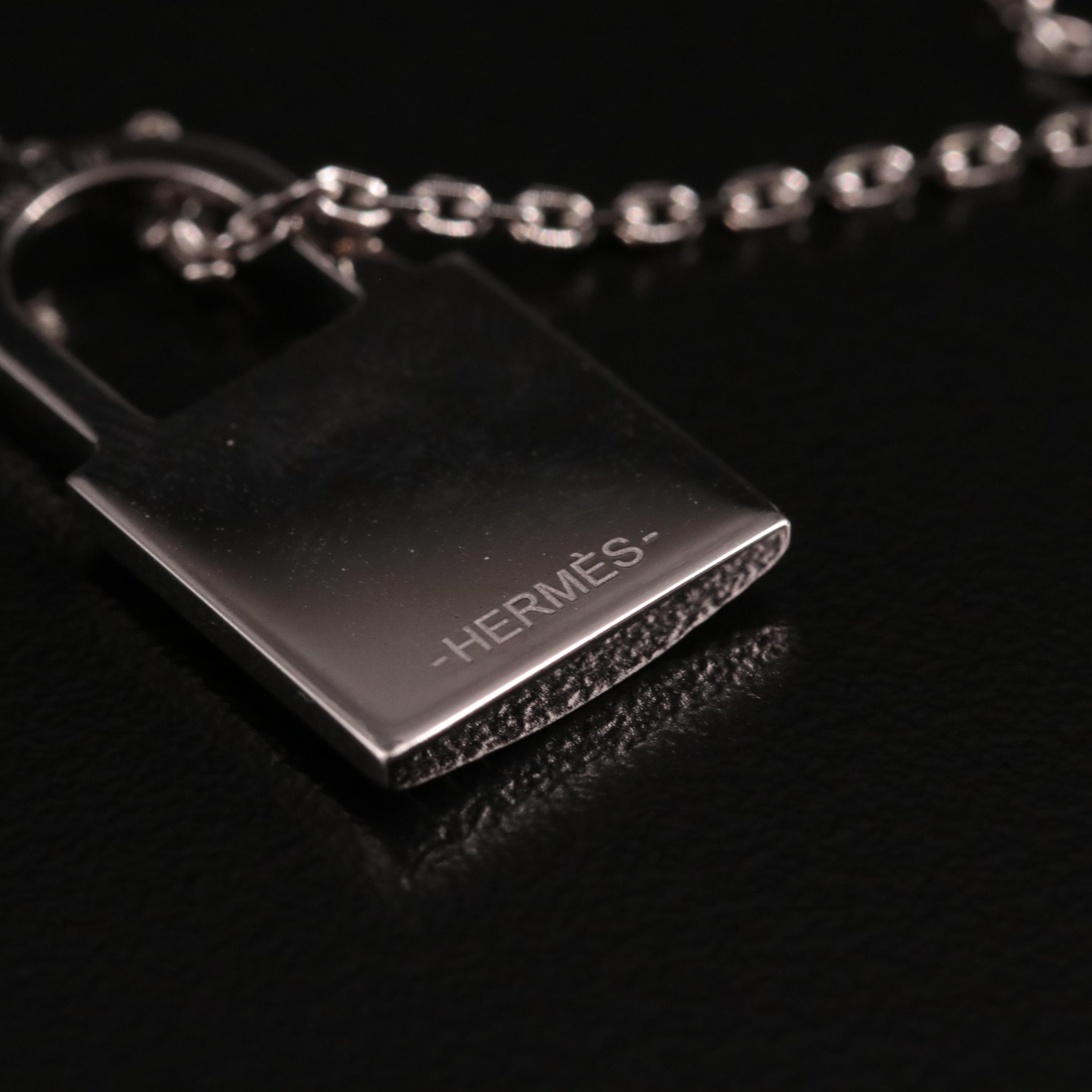 Hermès Lock Pendant Necklace