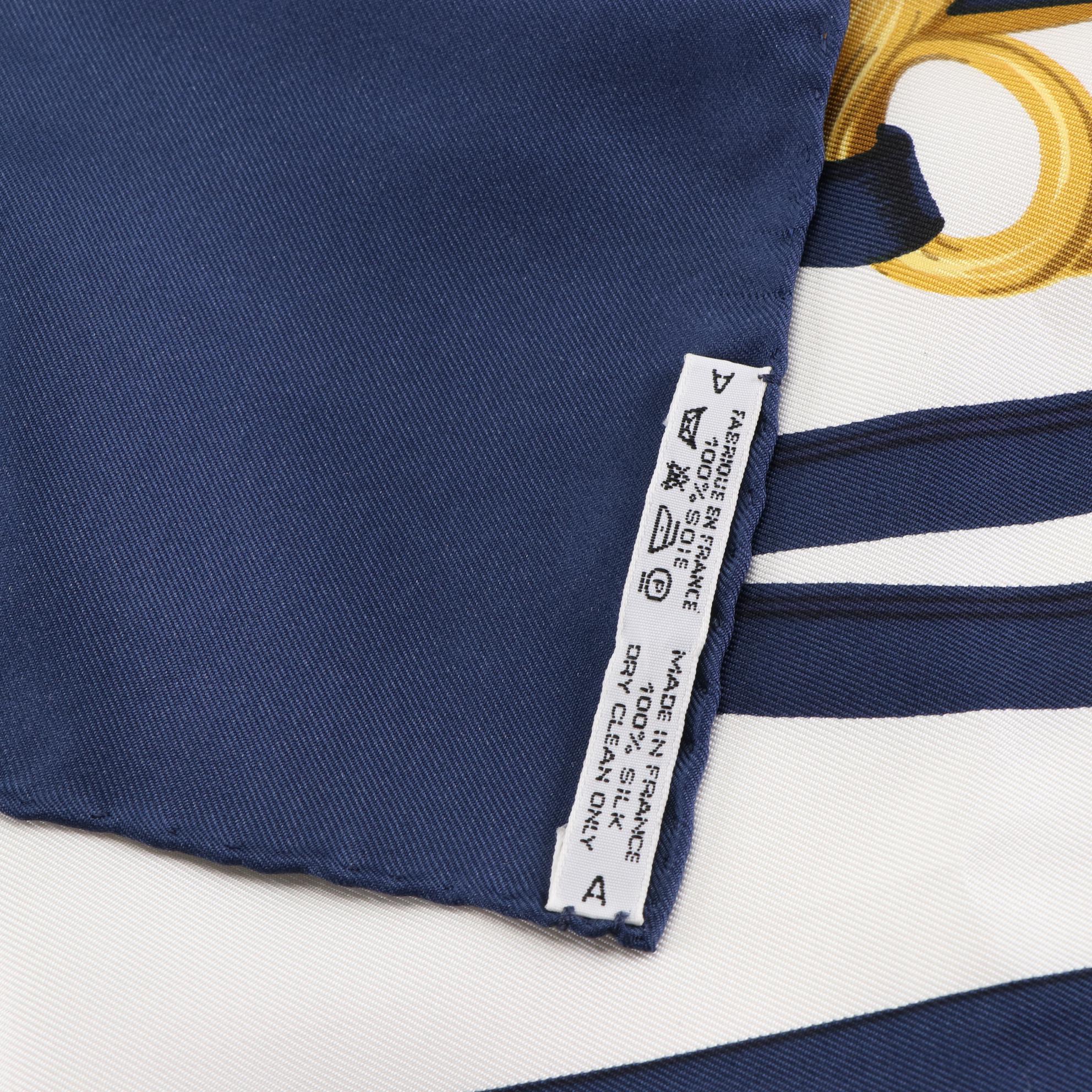 Hermès "Brides de Gala" Scarf 90 in Silk Twill