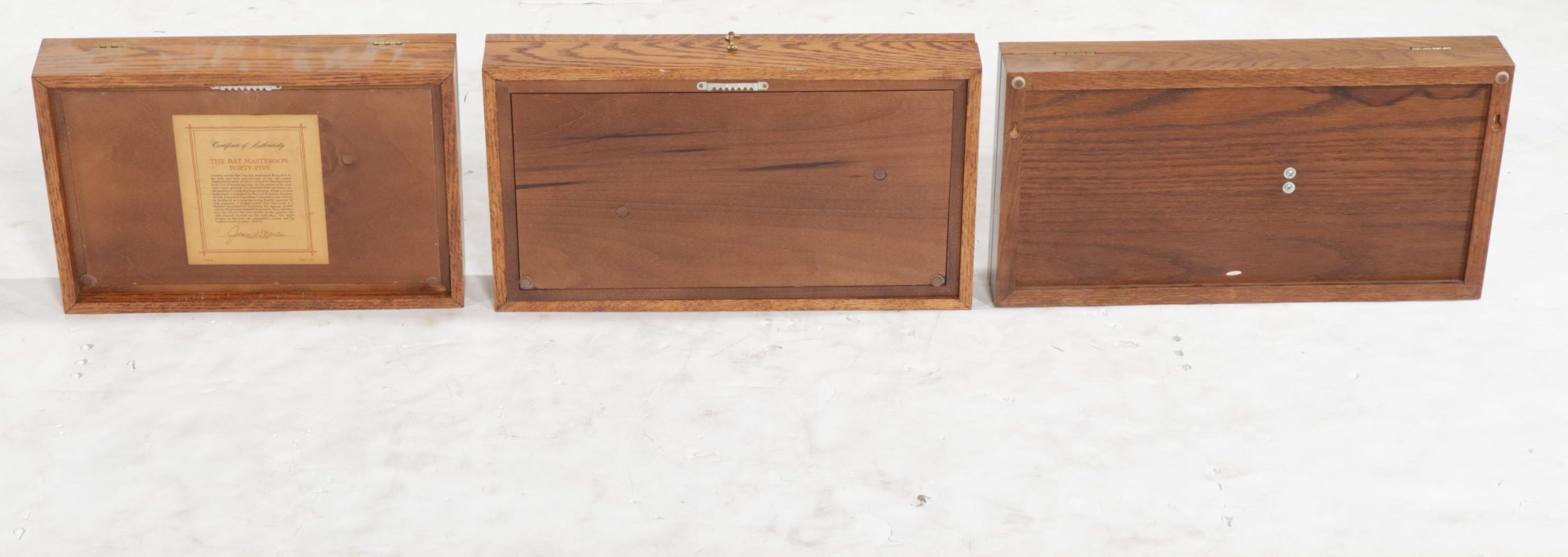 Franklin Mint Reproduction Colt Forty-Five, .44 Revolvers and Jim Bowie Knife