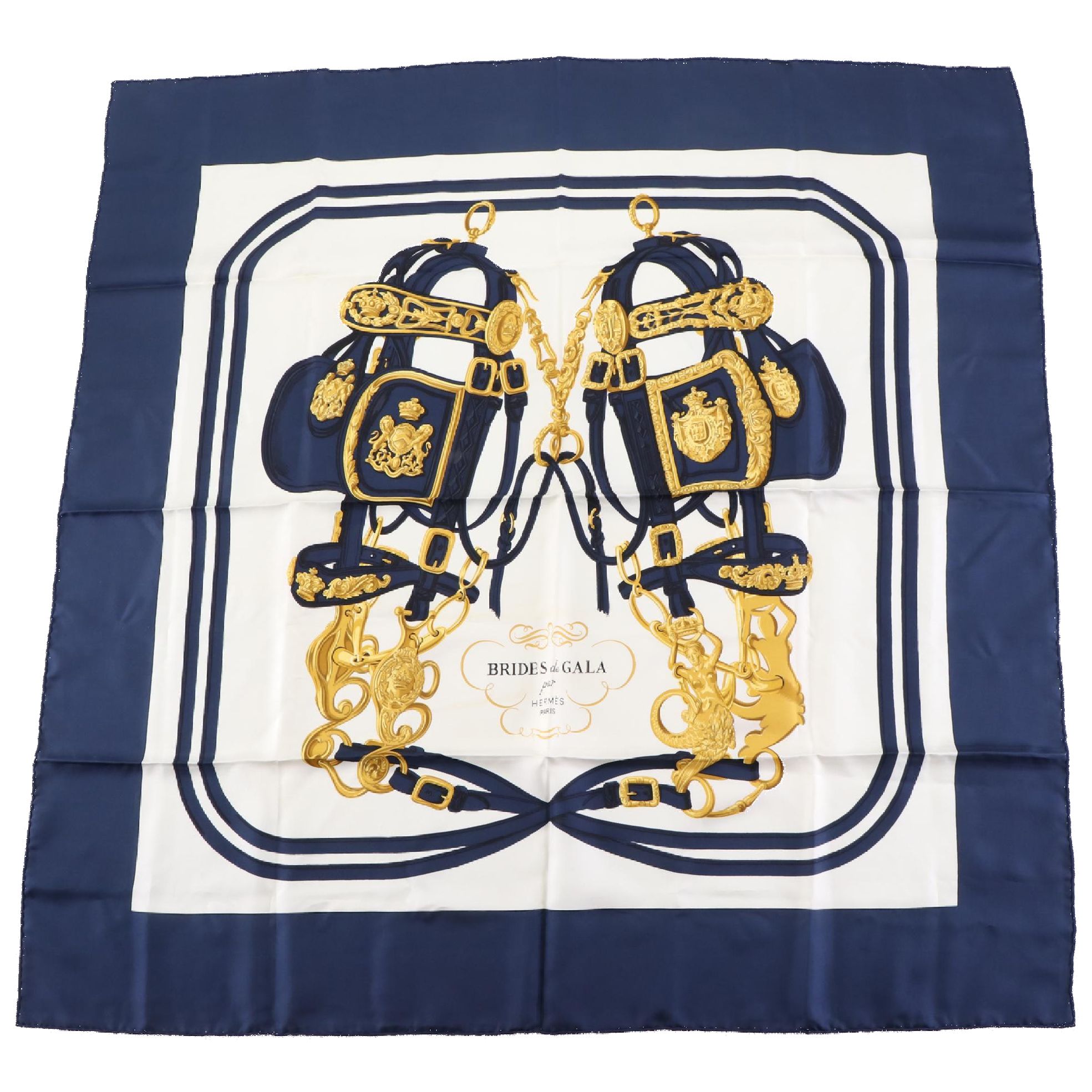 Hermès "Brides de Gala" Scarf 90 in Silk Twill