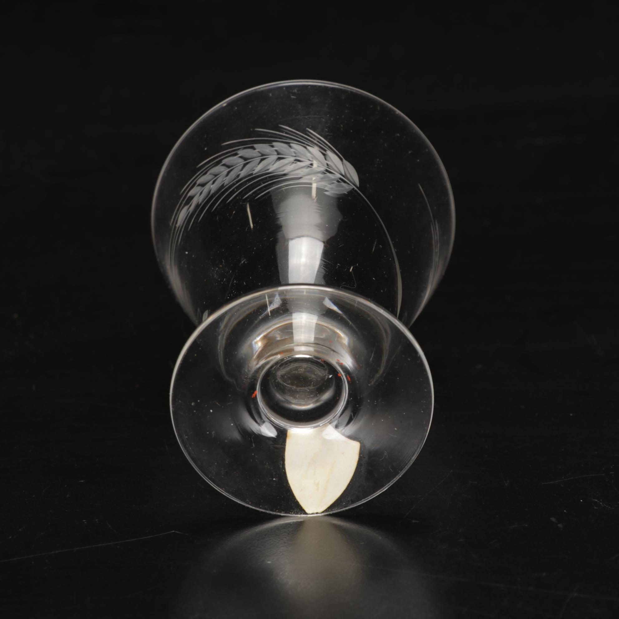 Tiffin-Franciscan "Silver Wheat" Stemware, Mid to Late 20th Century