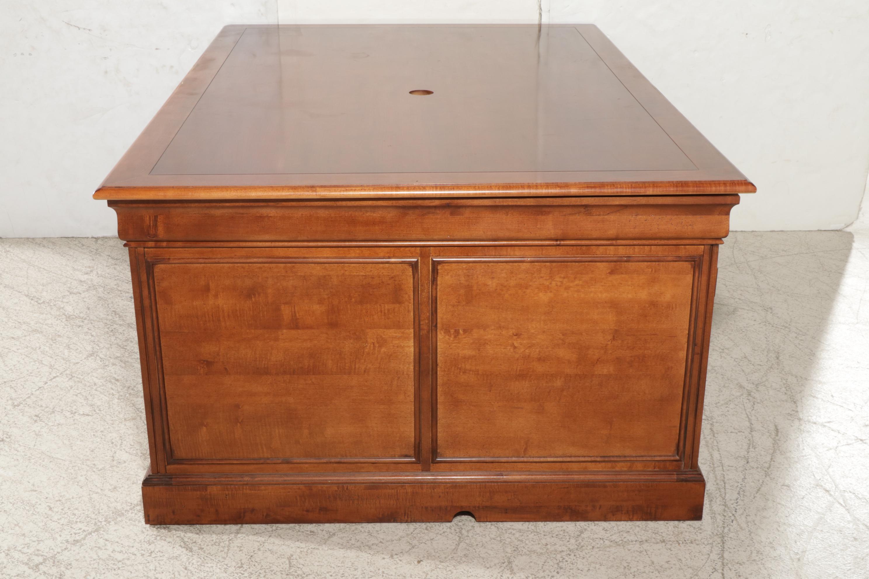 Stanley Furniture "Provincia" Executive Pedestal Desk