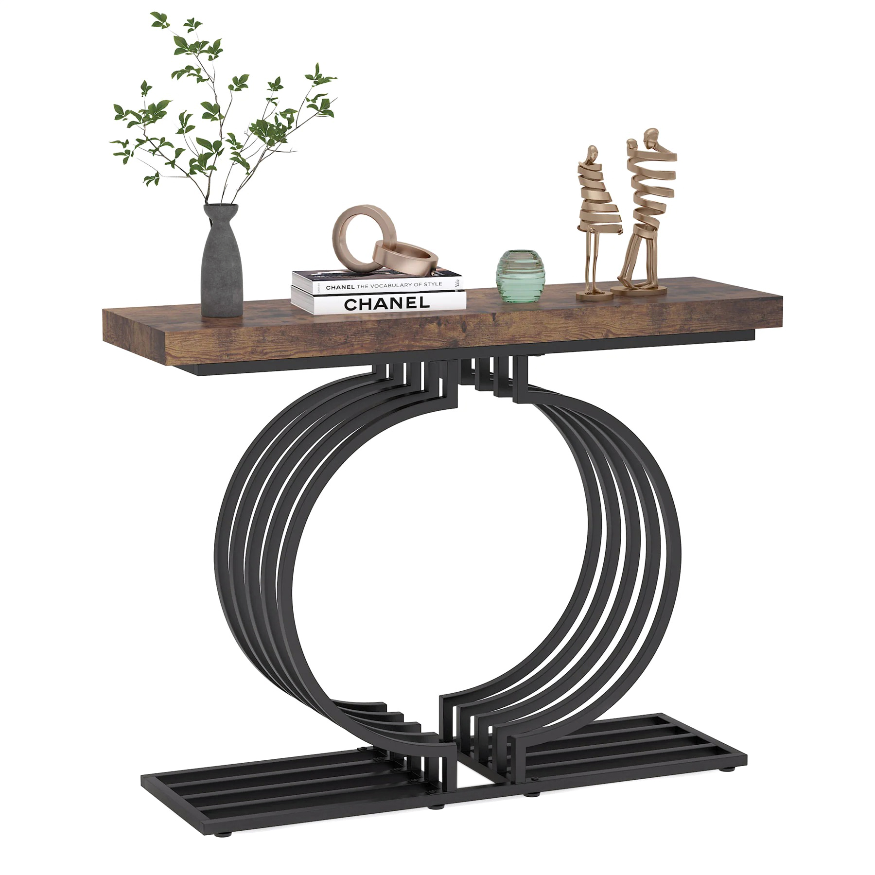 Tribesigns Contemporary Geometric Console Table