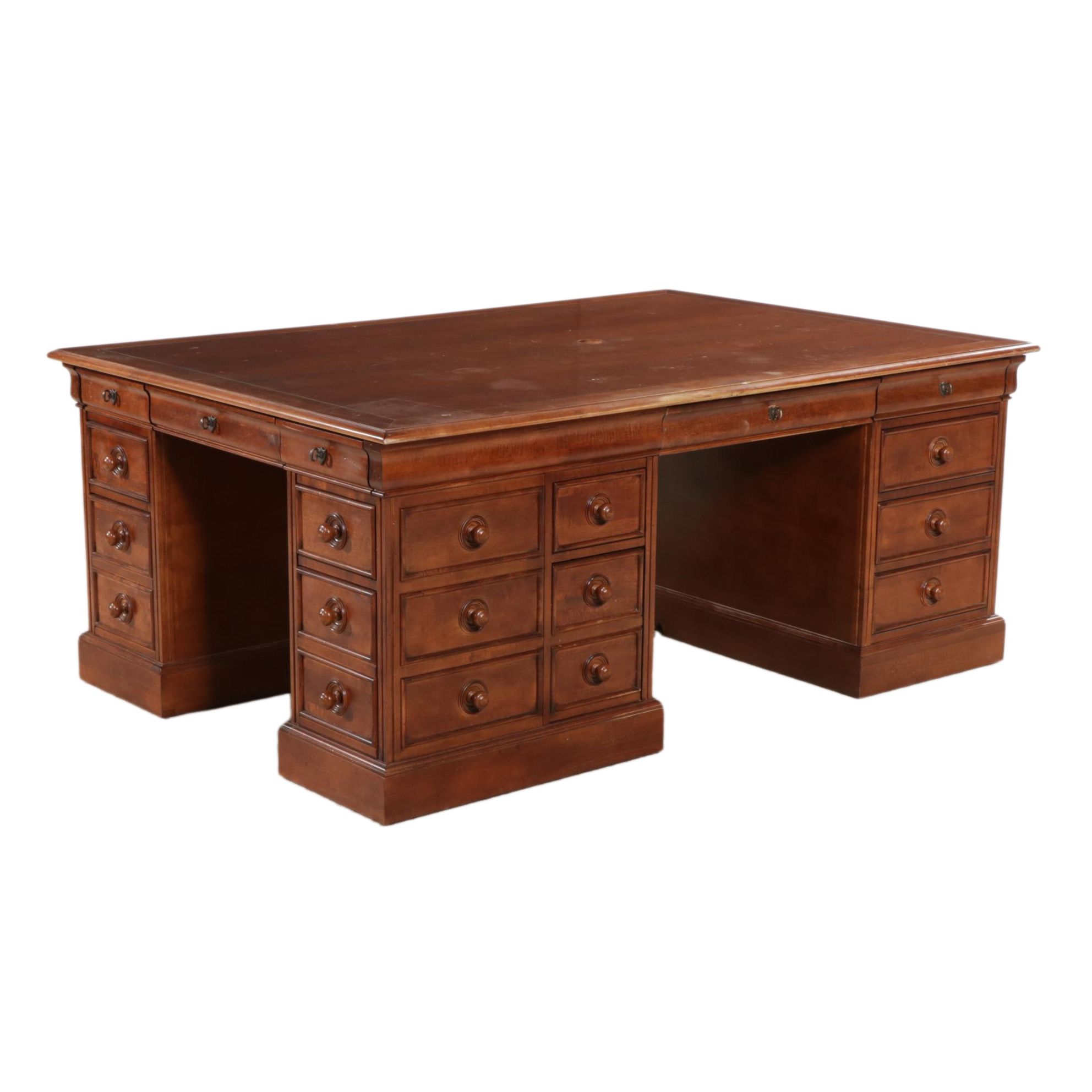 Stanley Furniture "Provincia" Executive Pedestal Desk