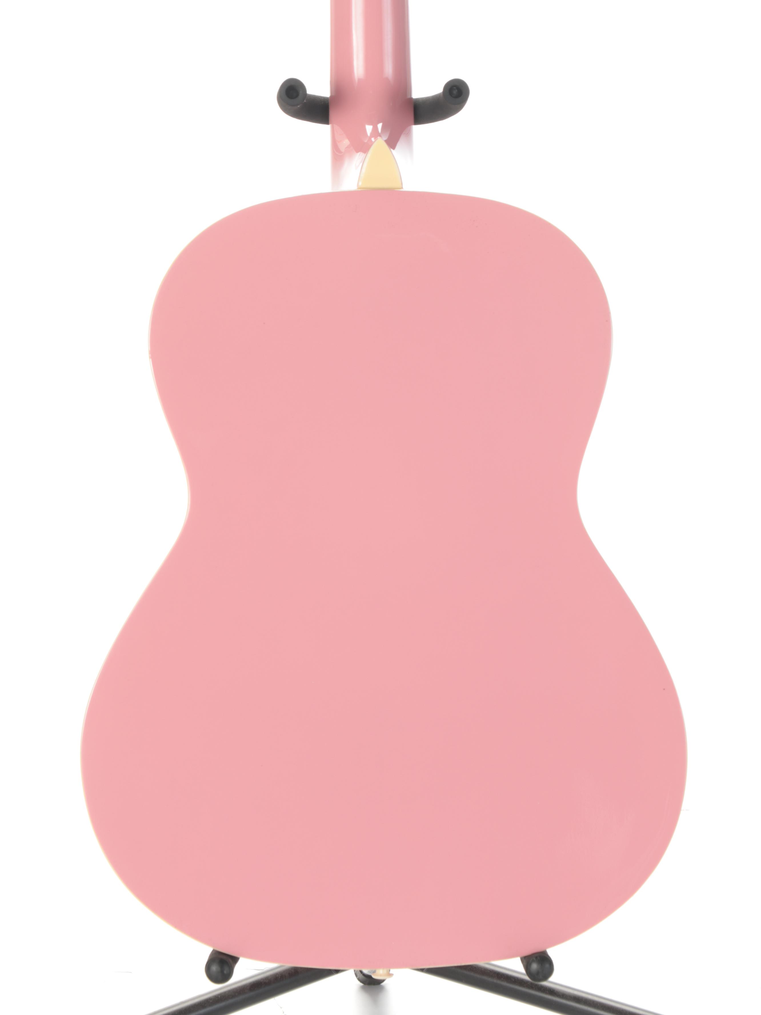 Rogue Taylor Swift Model Pink Acoustic Guitar With Signed Pick Guard