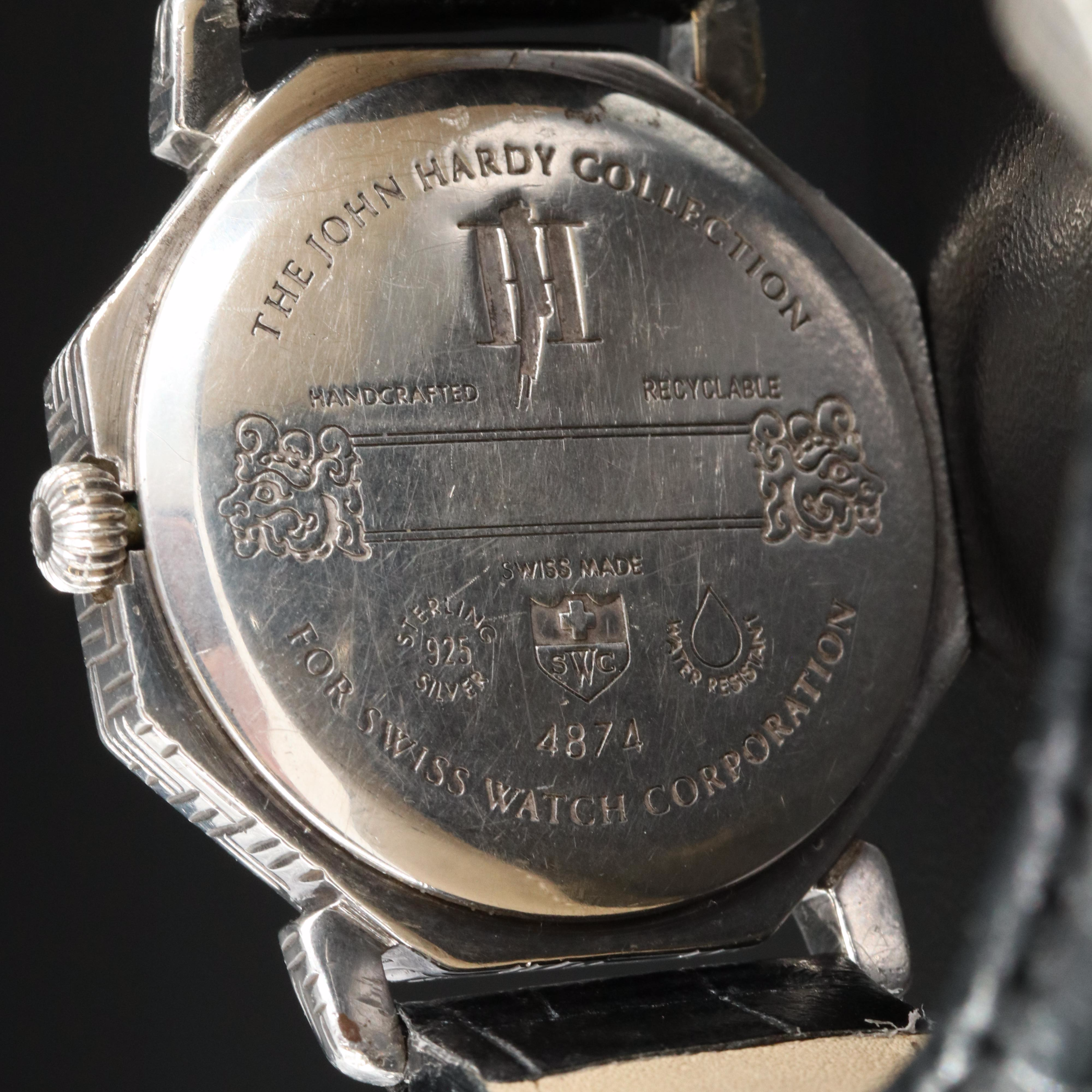 John Hardy Sterling Silver Quartz Watch