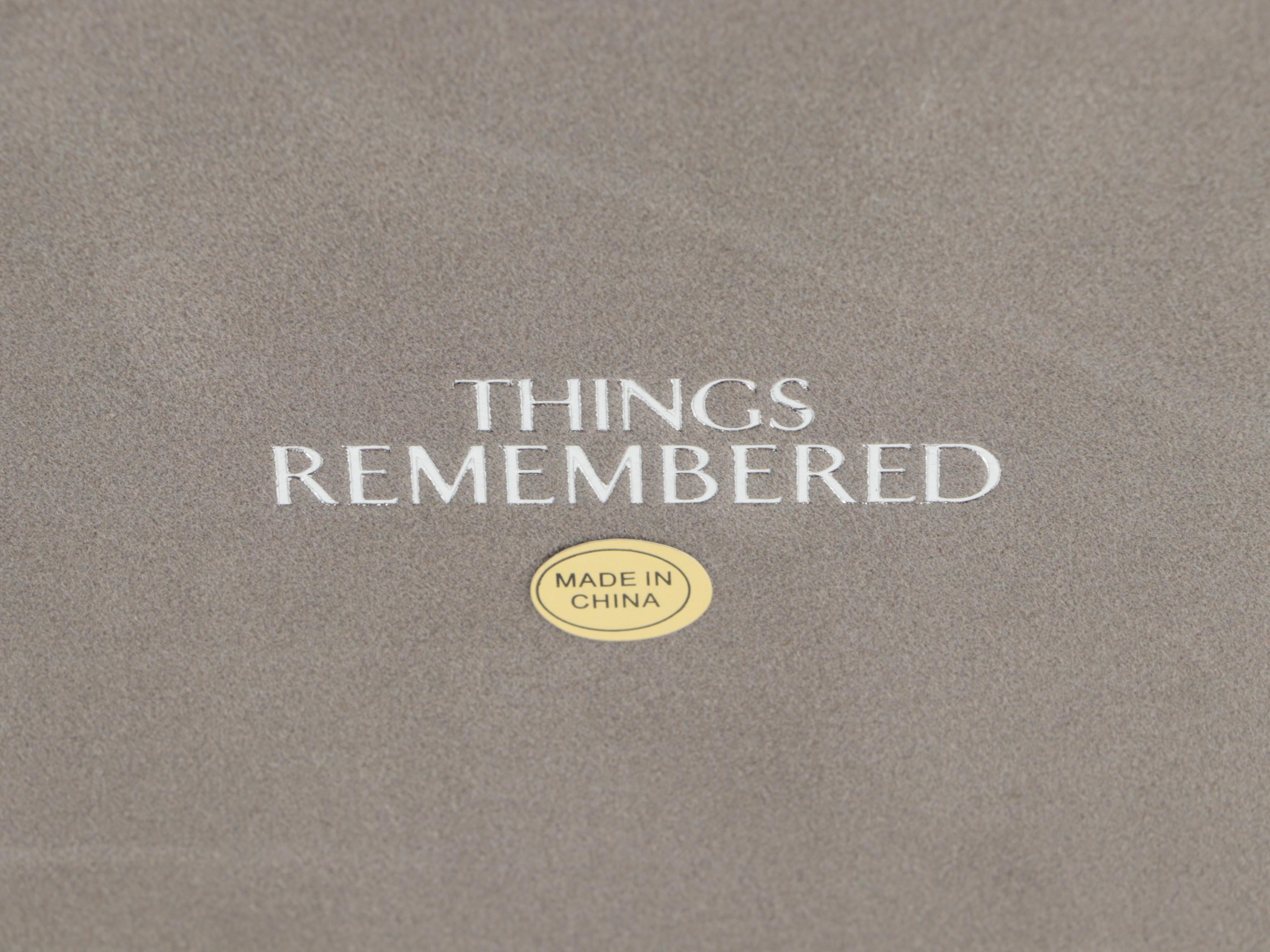 Things Remembered Three-Drawer Wooden Jewelry Box