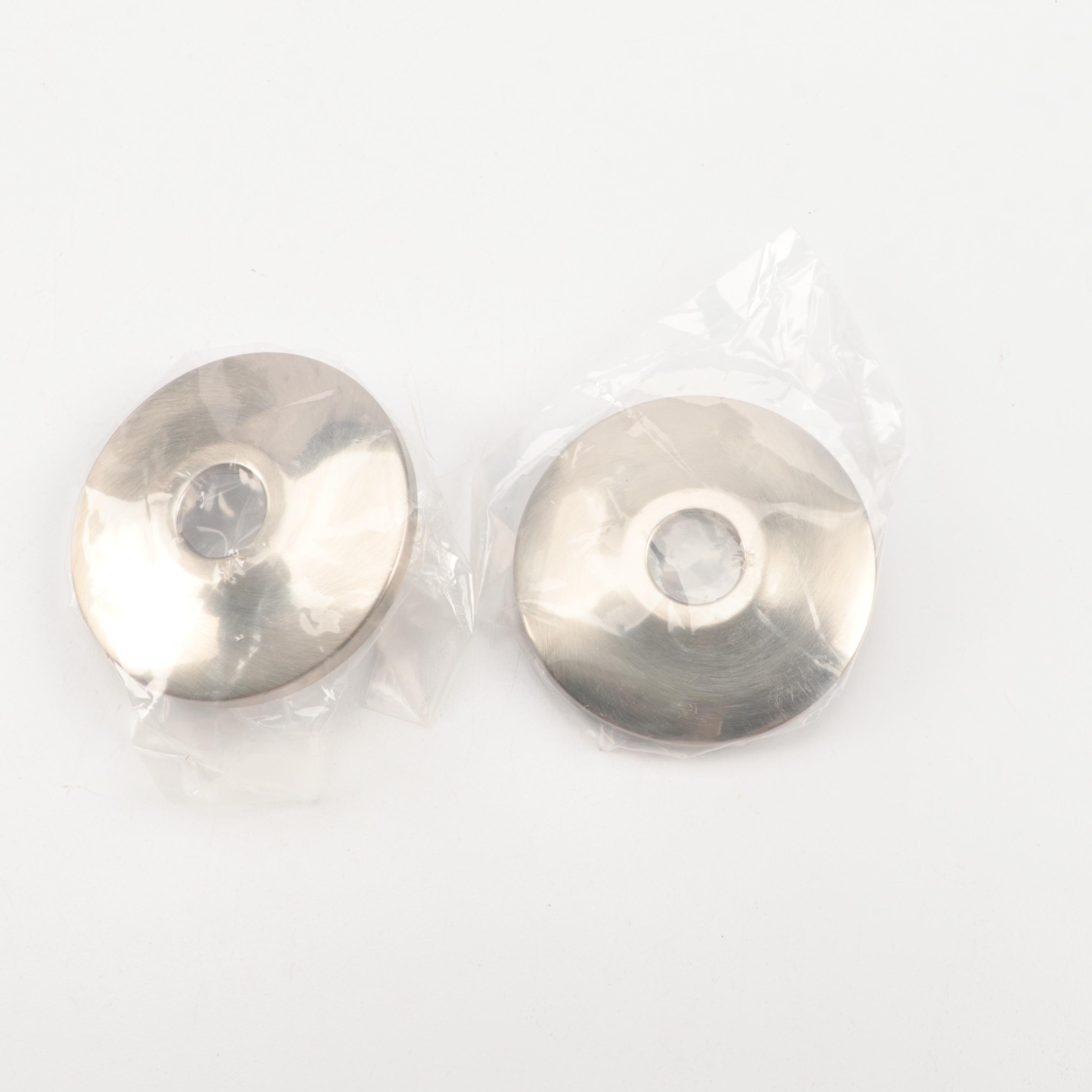 Bathroom Trim Kit with Extra Long P-Trap for 1/2" Copper Pipe in Brushed Nickel