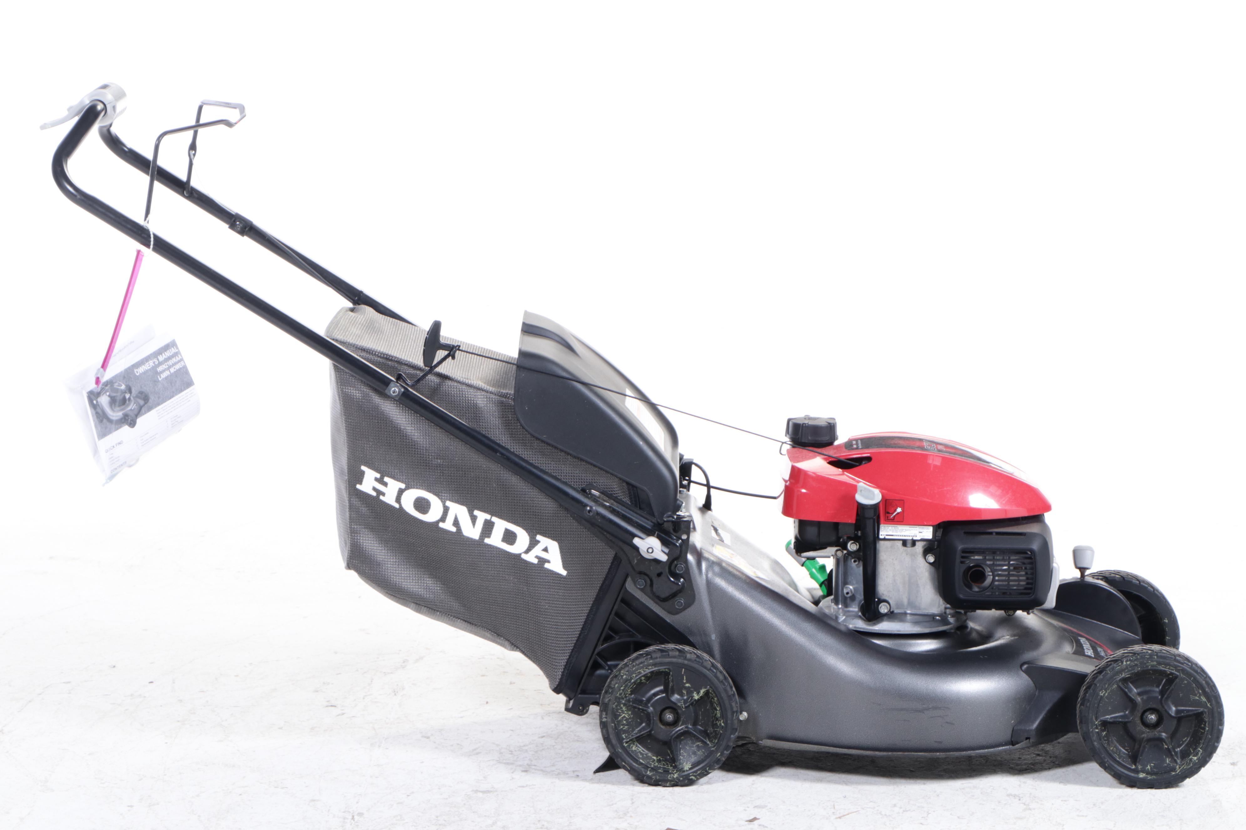 Honda Easy Start Gas-Powered Lawn Mower With Bag