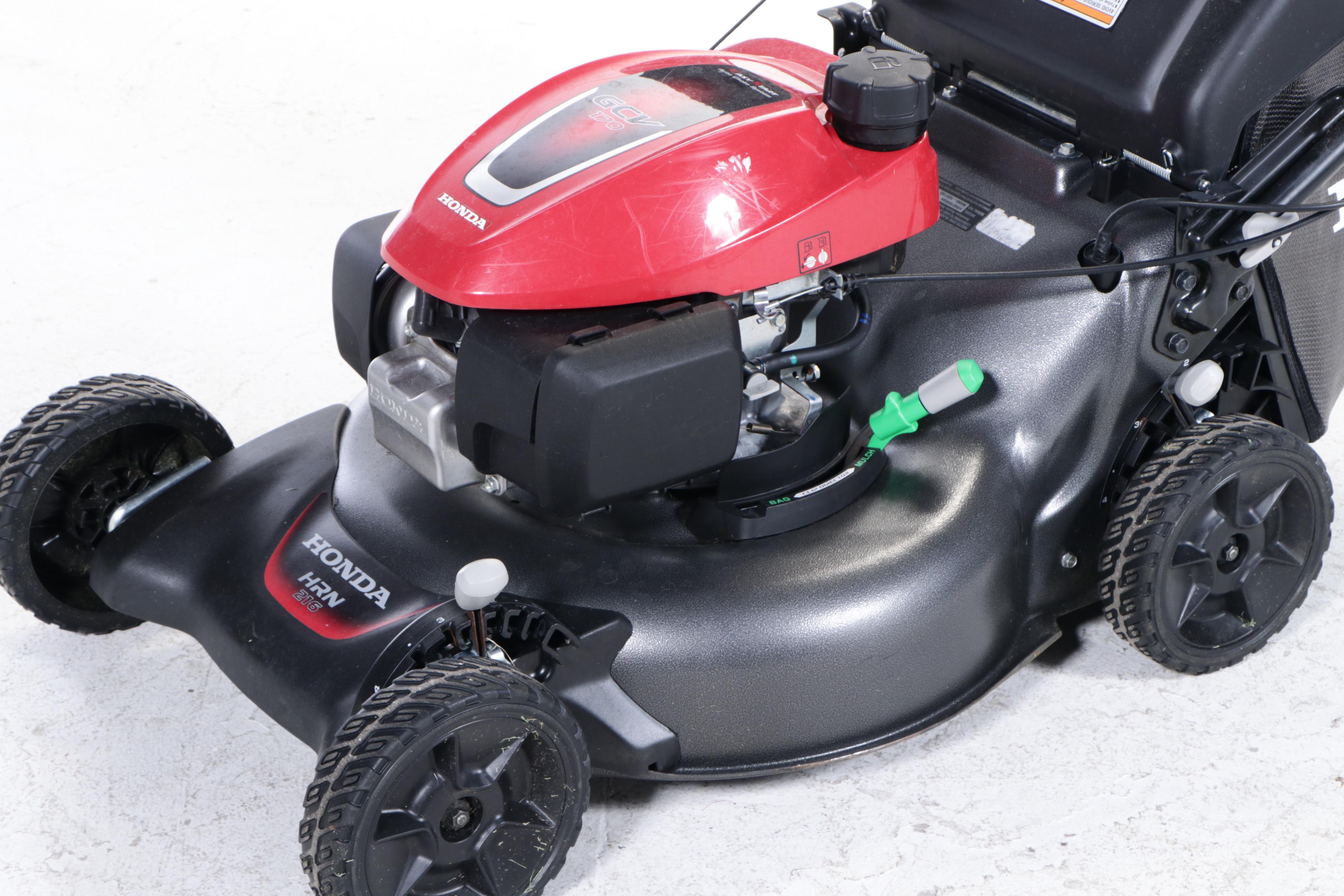 Honda Easy Start Gas-Powered Lawn Mower With Bag