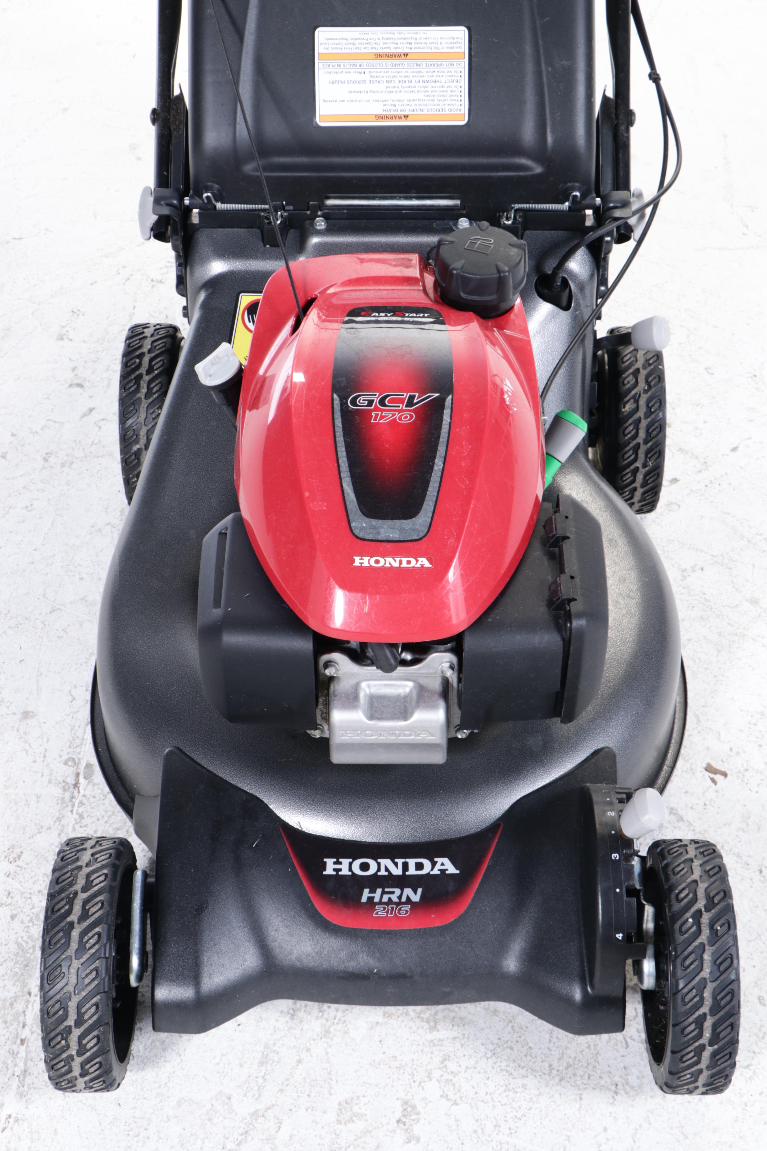 Honda Easy Start Gas-Powered Lawn Mower With Bag