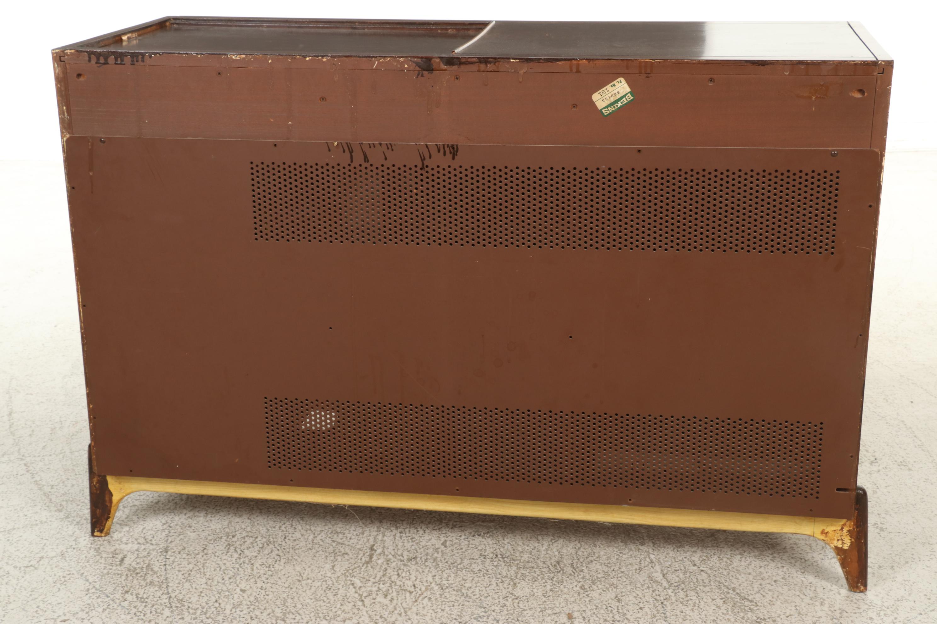 MCM Magnavox Combination Record Player and Radio in Cabinet