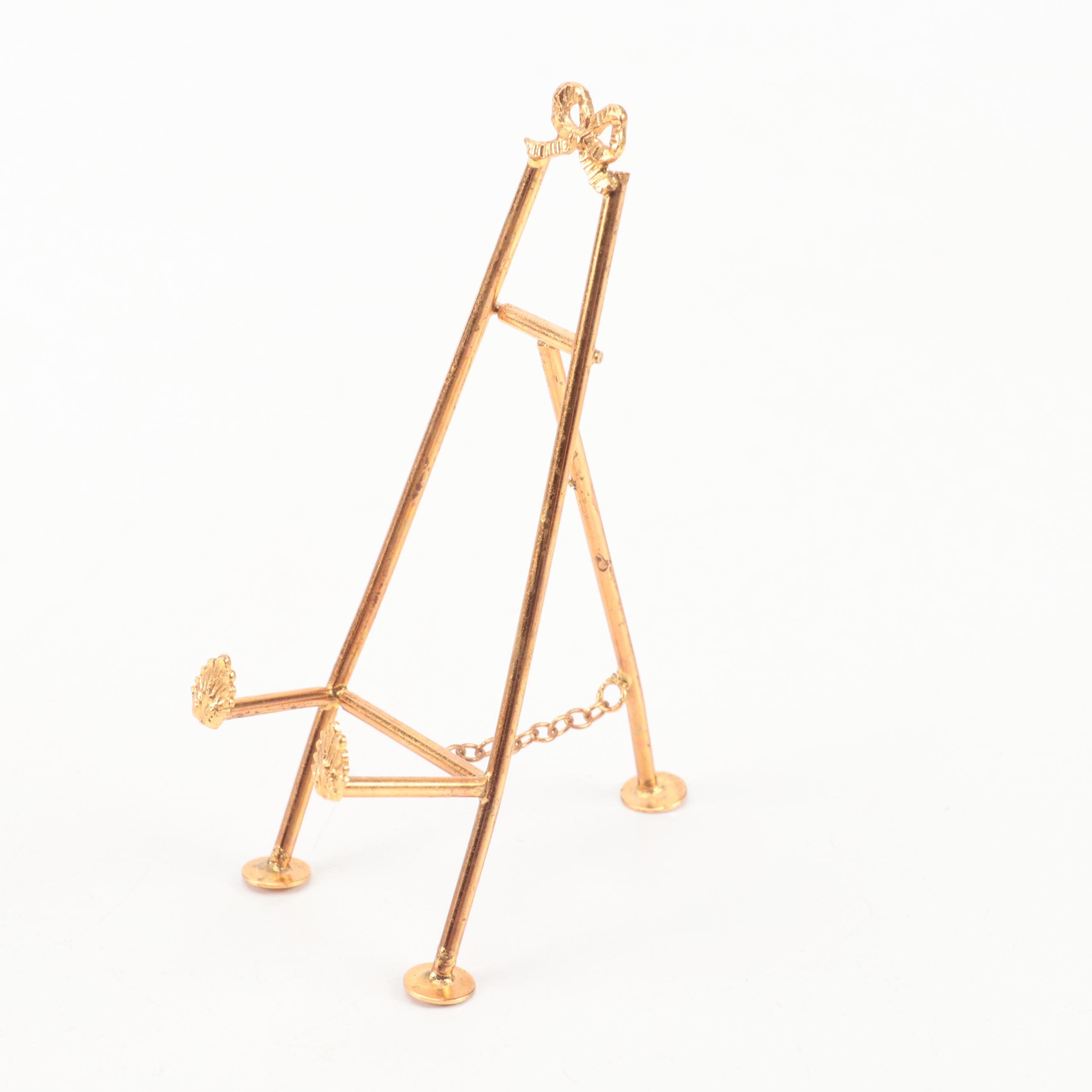 Hand-Painted Limoges Box with Easel