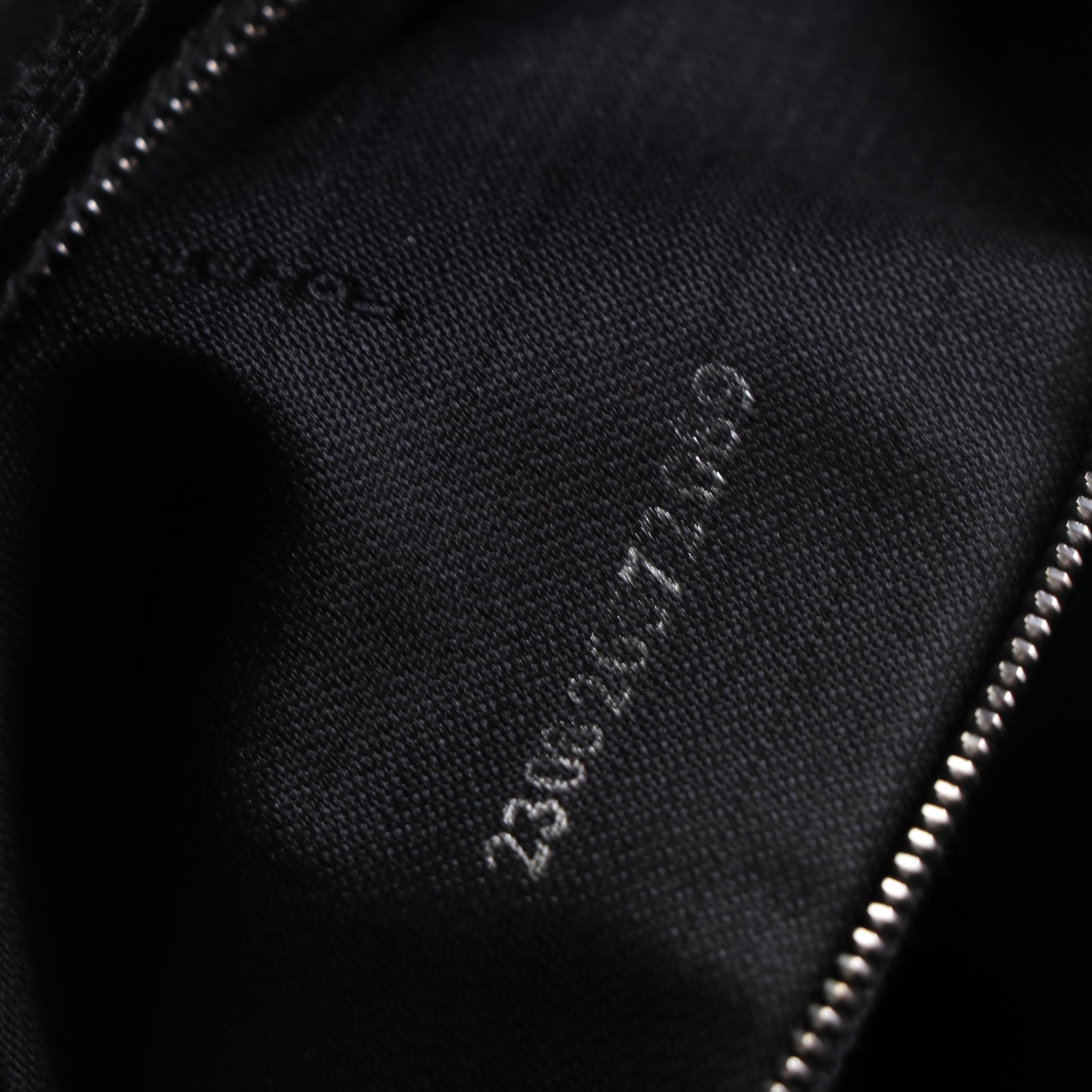 Fendi Shoulder Bag in Black Suede with Leather Trim and Red Enamel Accents