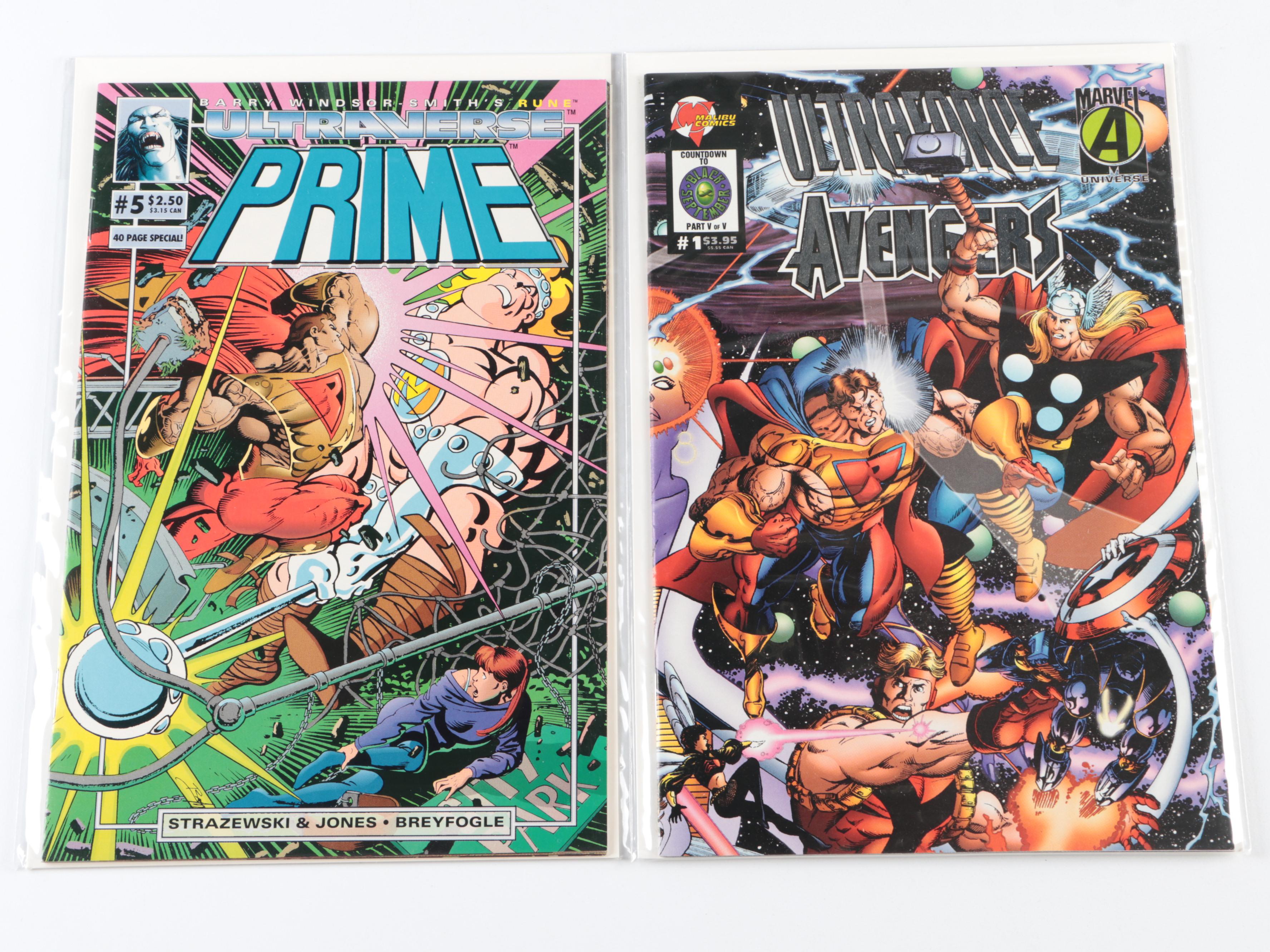 Modern Age "Mantra", "Ultraverse Avengers", "Prime", and More Comic Books