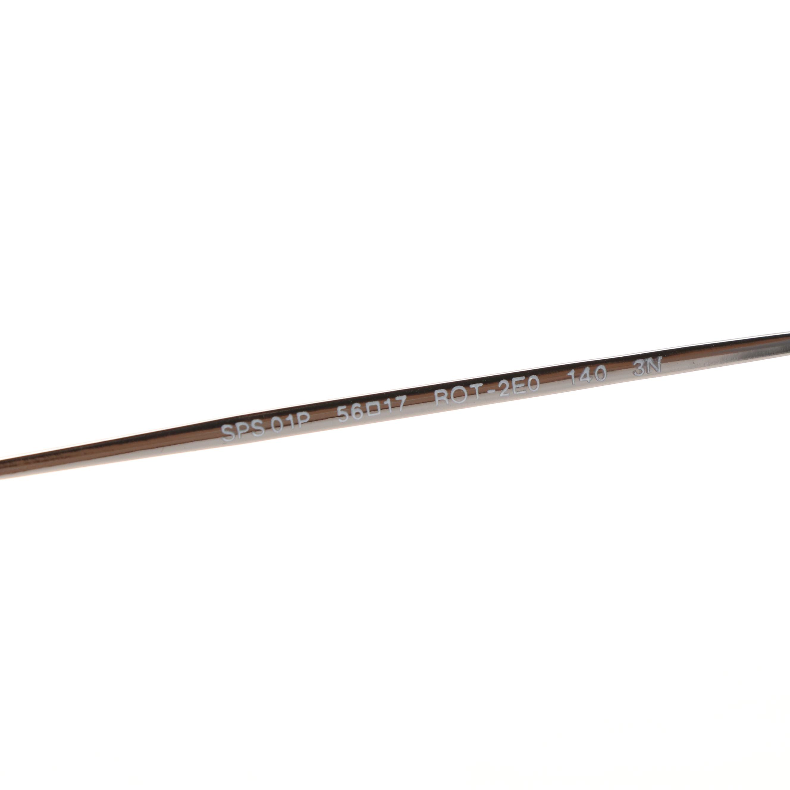 Prada Sport PS01PS Light Gray Mirror Blue Sunglasses with Case and Box