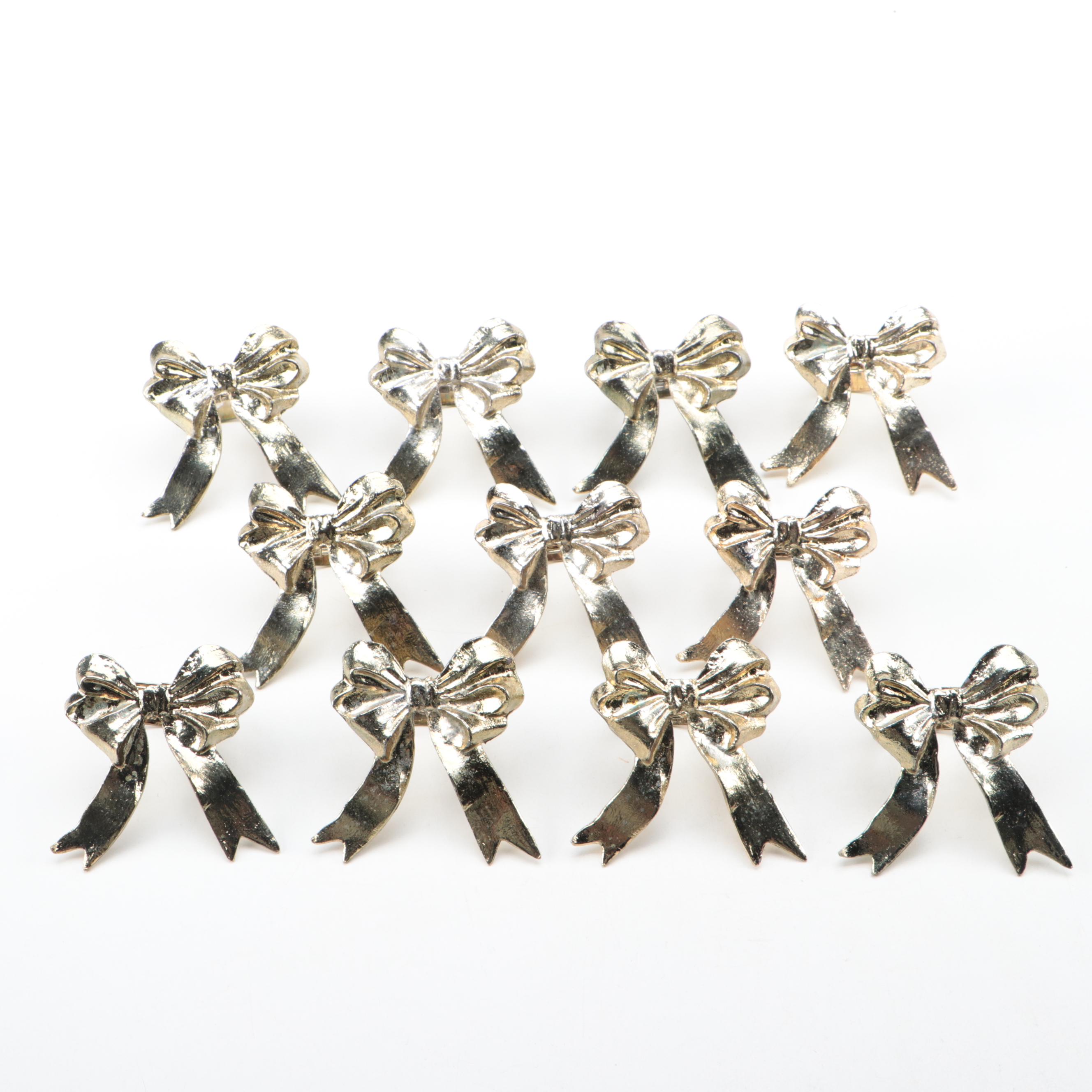 Royal Worcester "Evesham" Ceramic Casseroles with Brass Napkin Rings and Trivet