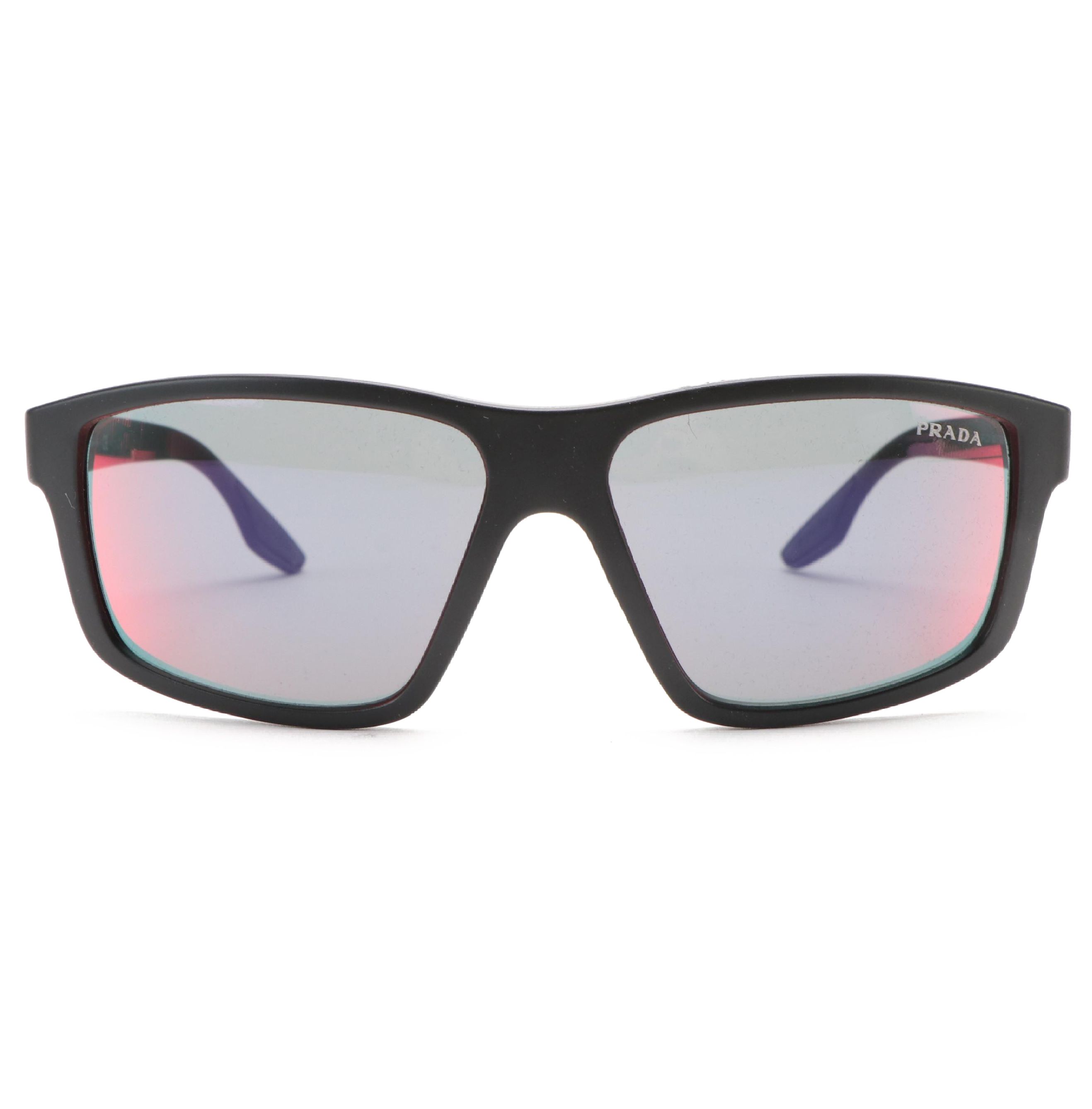 Prada Sport 0PS02XS Dark Gray Mirrored Sunglasses with Case and Box