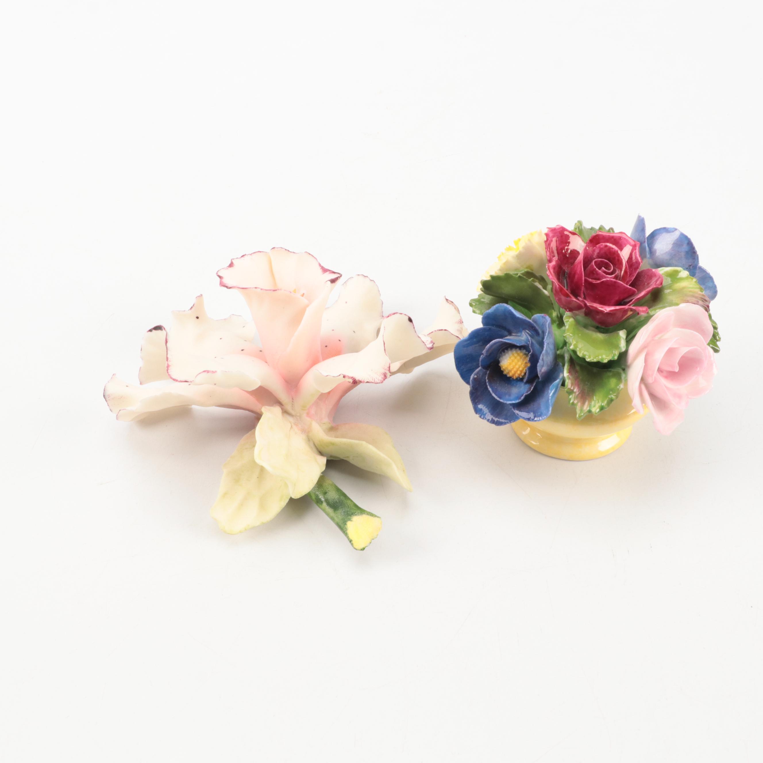 Maruri "Ruby-Throated Hummingbird with Azalea" Porcelain Figurine and More