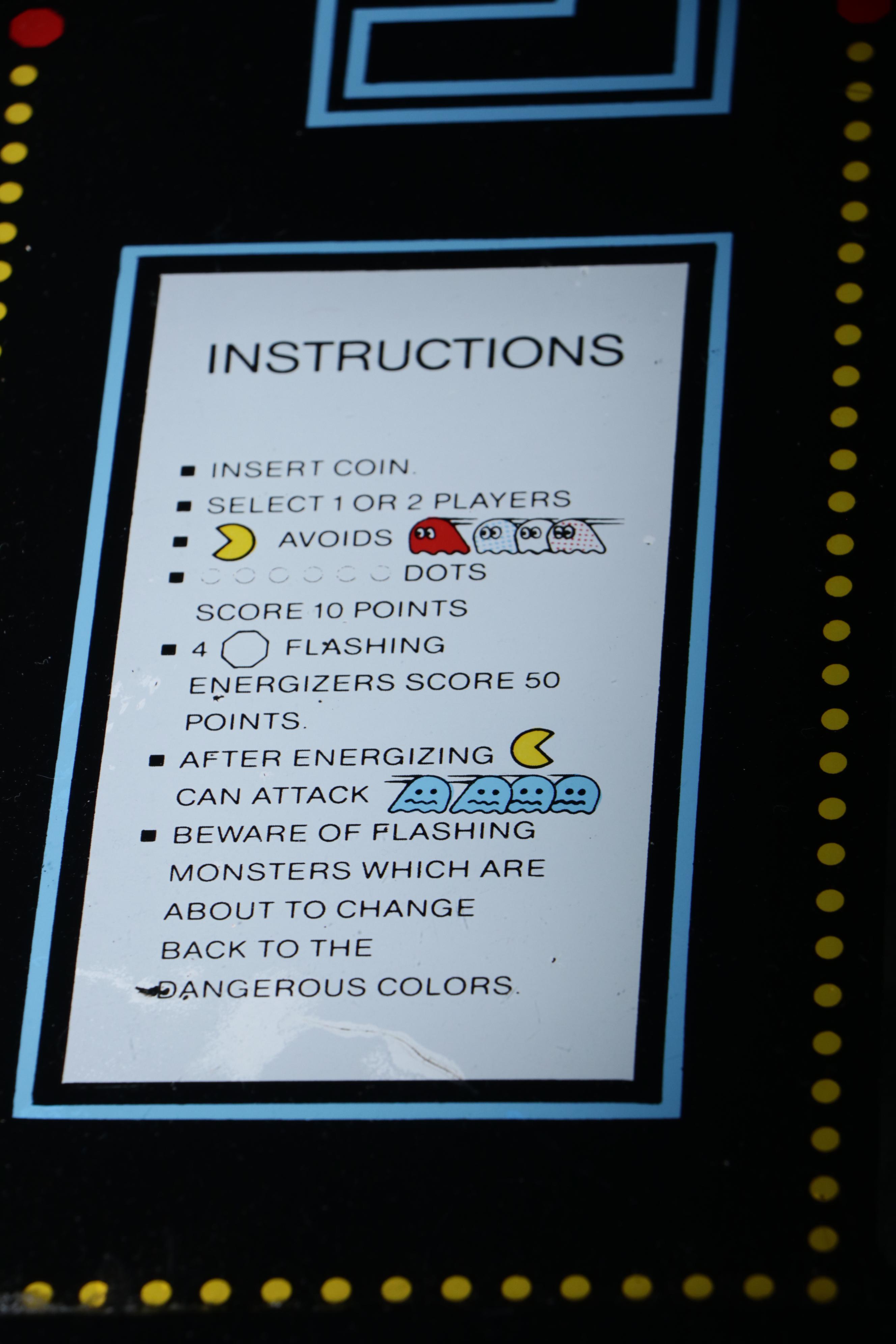 Midway Pac-Man Video Arcade Game