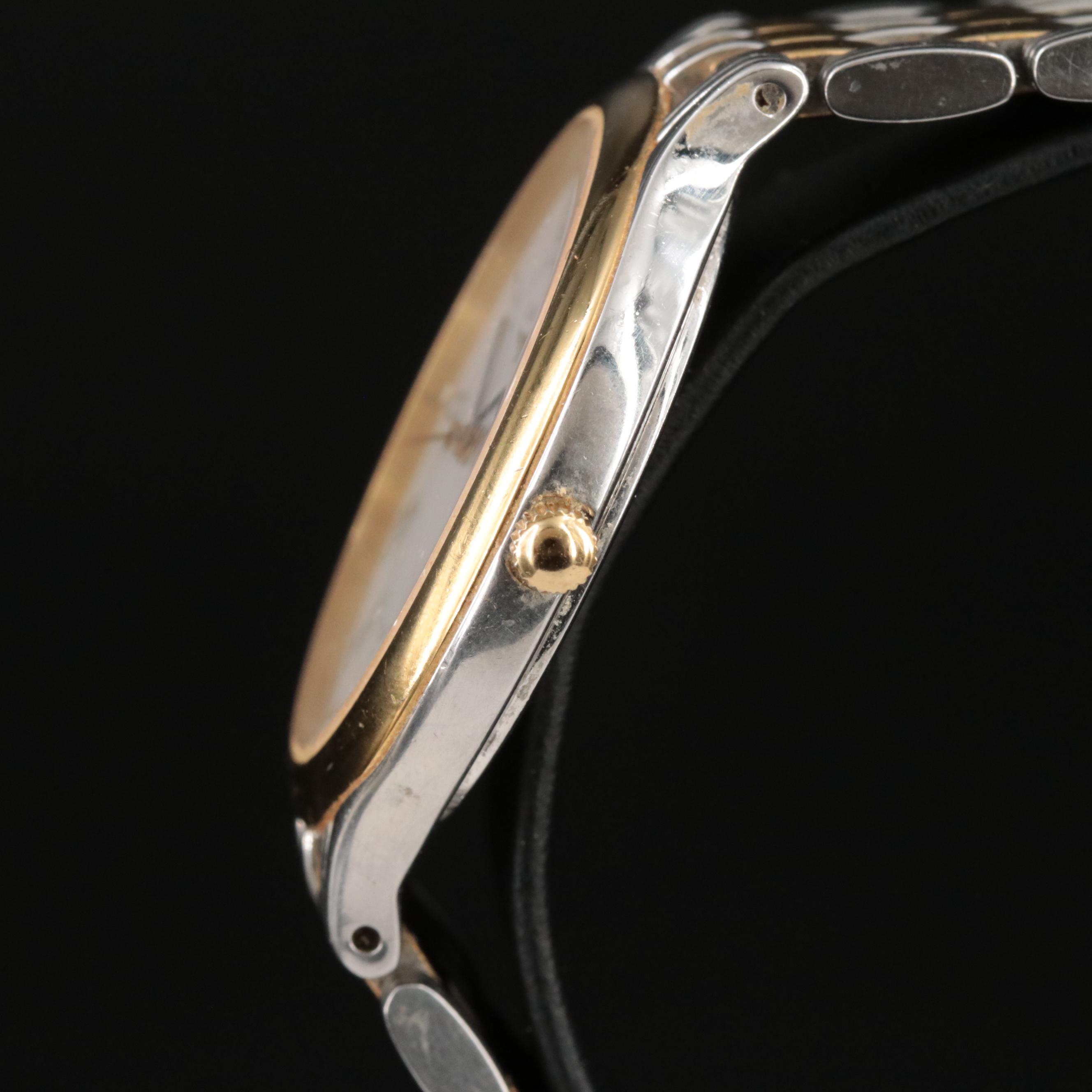 **Longines Slim Design Two-Tone Quartz Watch