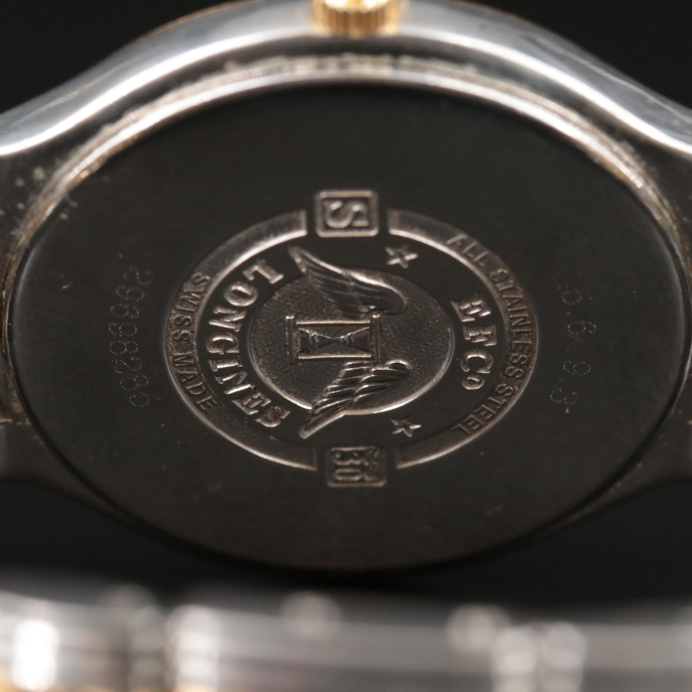 **Longines Slim Design Two-Tone Quartz Watch