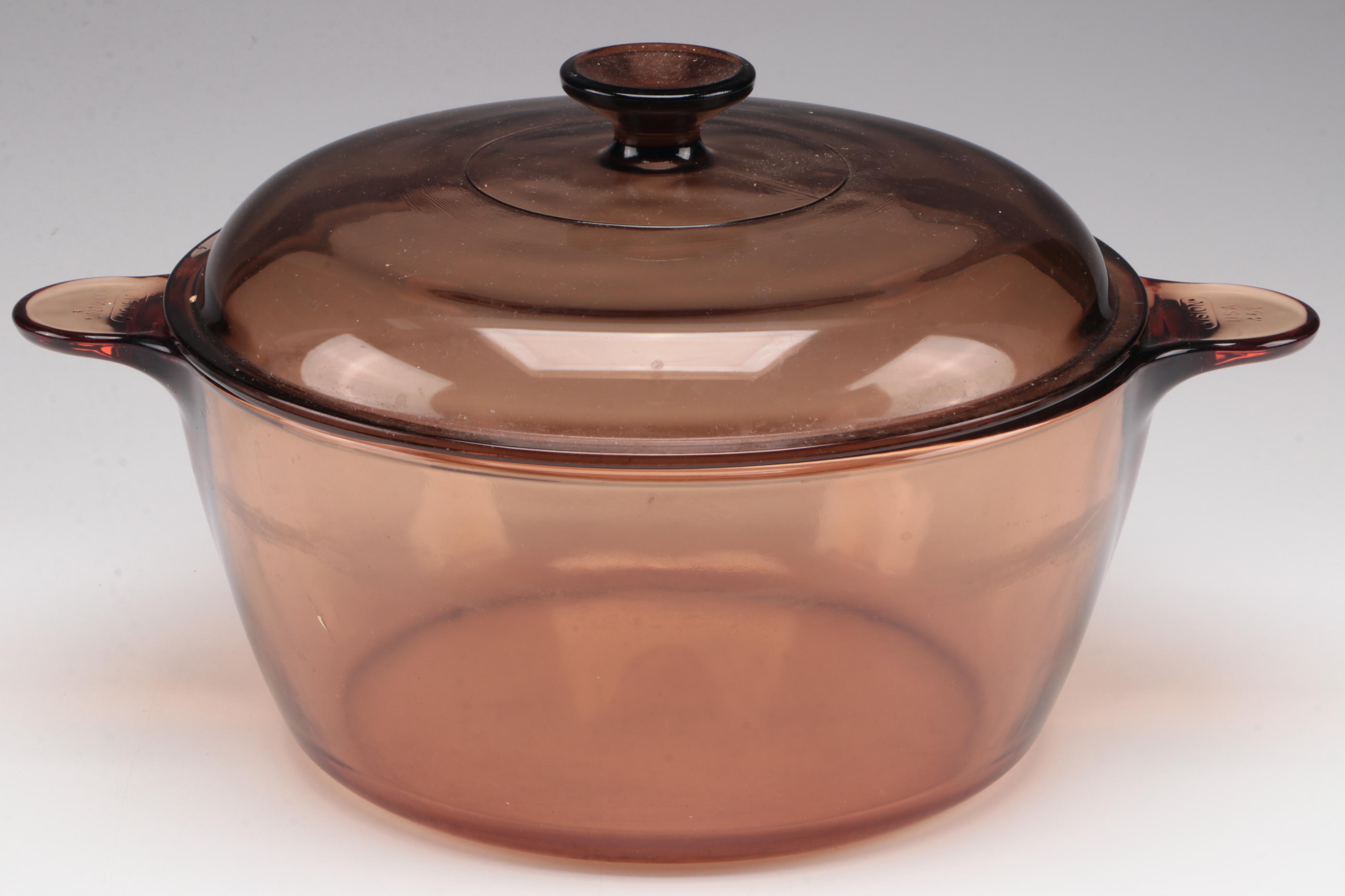 Pyrex and Vision Glass Pots and Pans