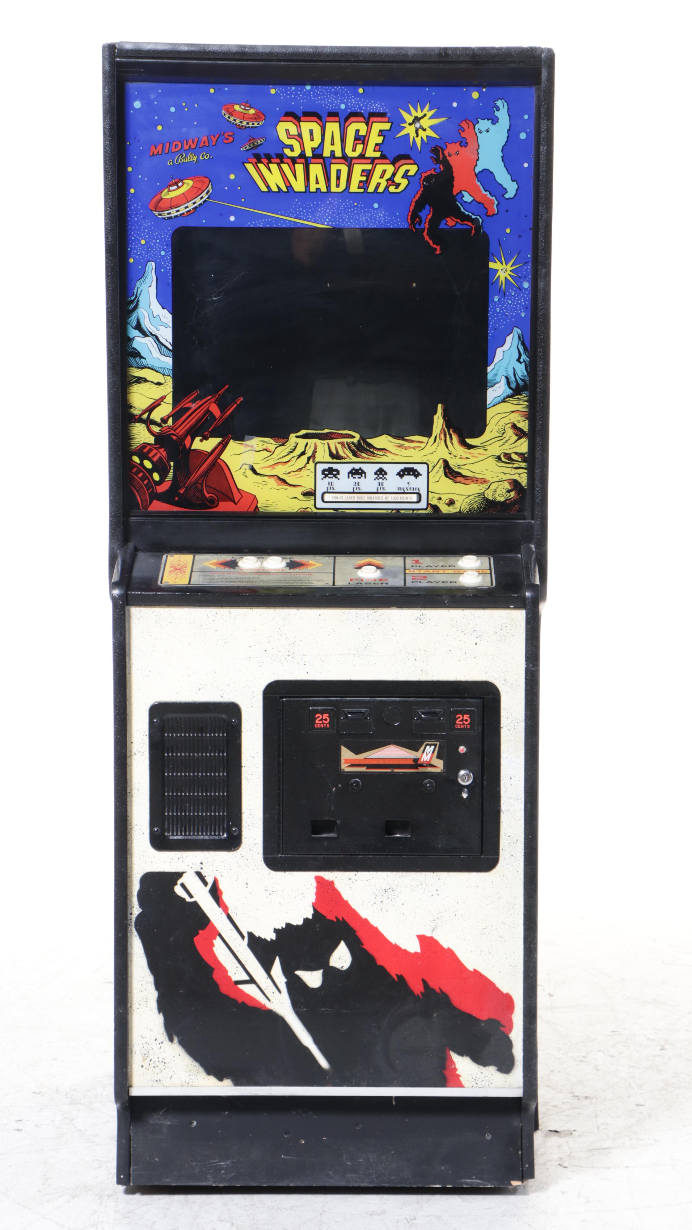 Midway Co. Space Invaders Video Arcade Game